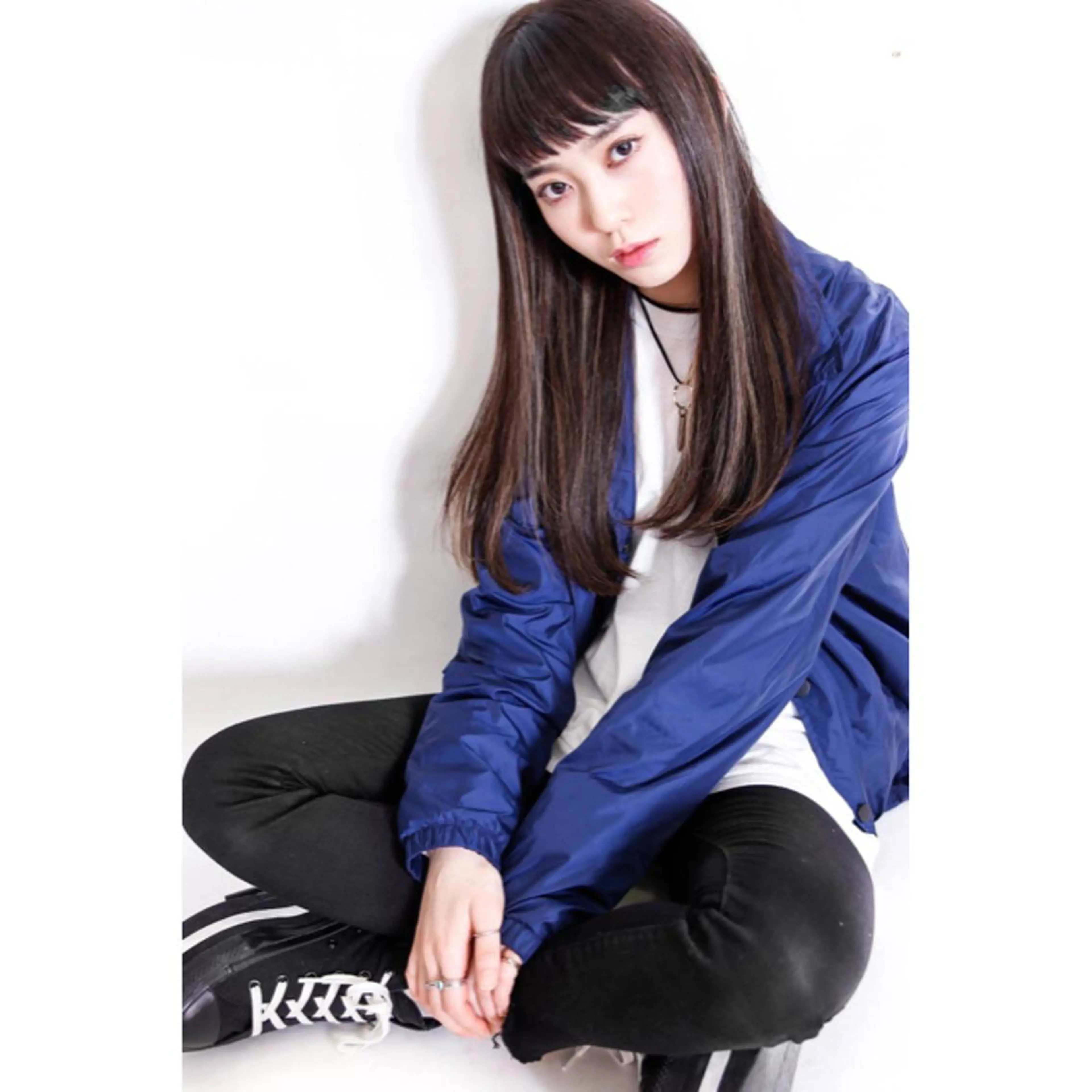 ロング 千葉 絵里花のヘアスタイル