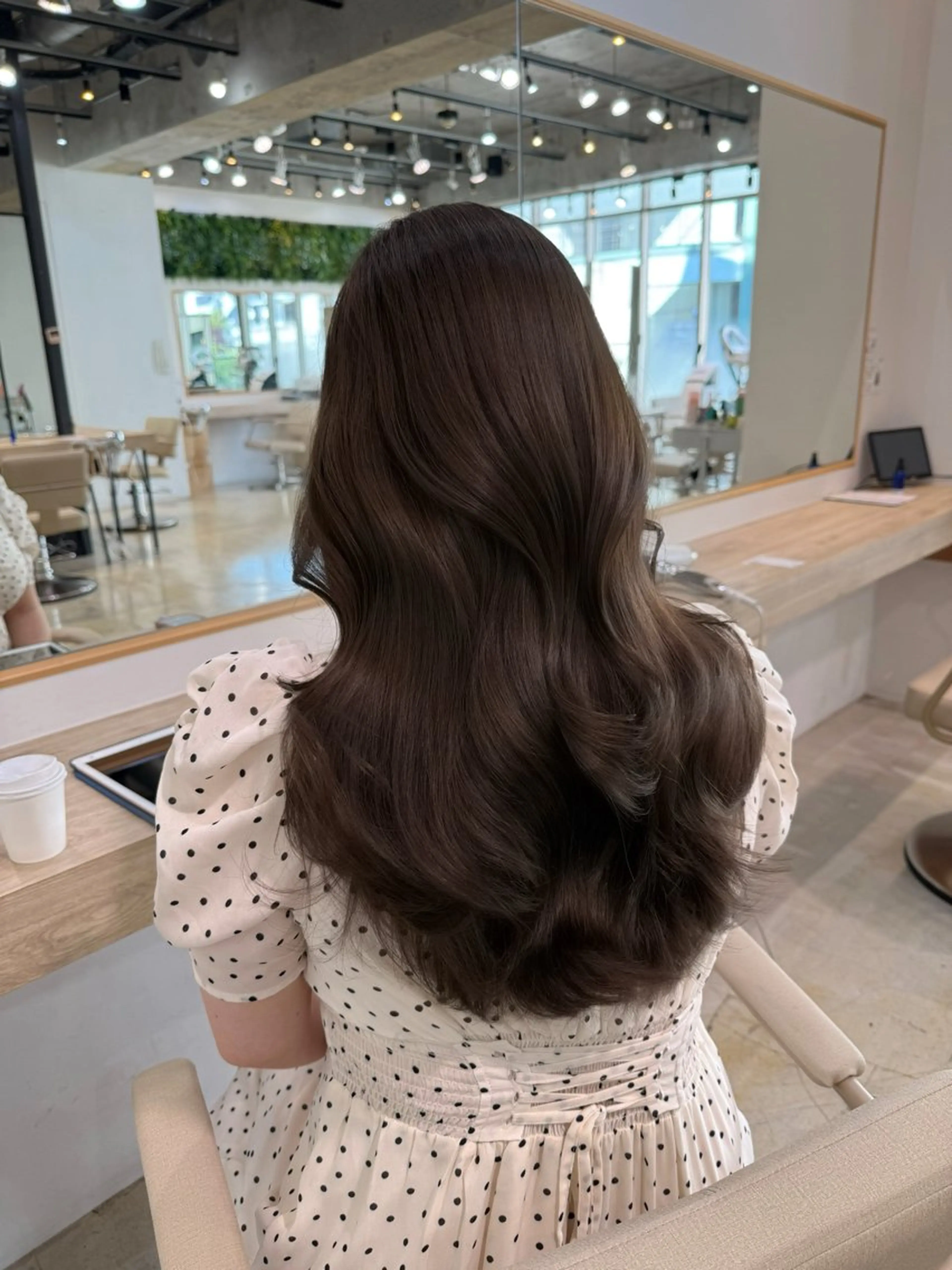 ロング カラー カット ヘアカラー 𝐑𝐮𝐧𝐚 🩵のヘアスタイル