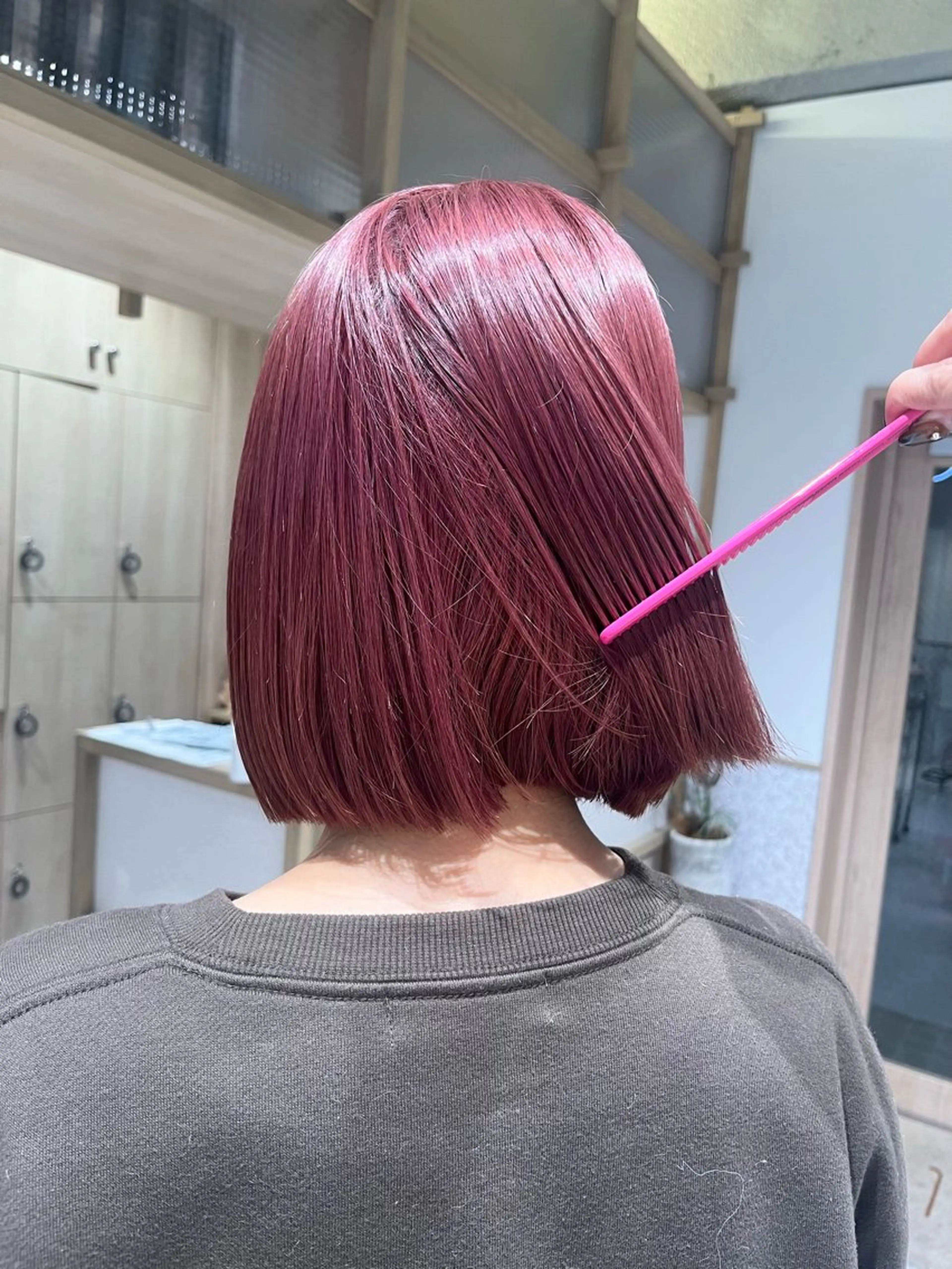 ショート カラー ブリーチ ダブルカラー イヤリングカラー ハイライトカラー ハイトーンカラー ヘアカラー 髪質改善&艶カラー/ ほんだあみ (♡)のヘアスタイル