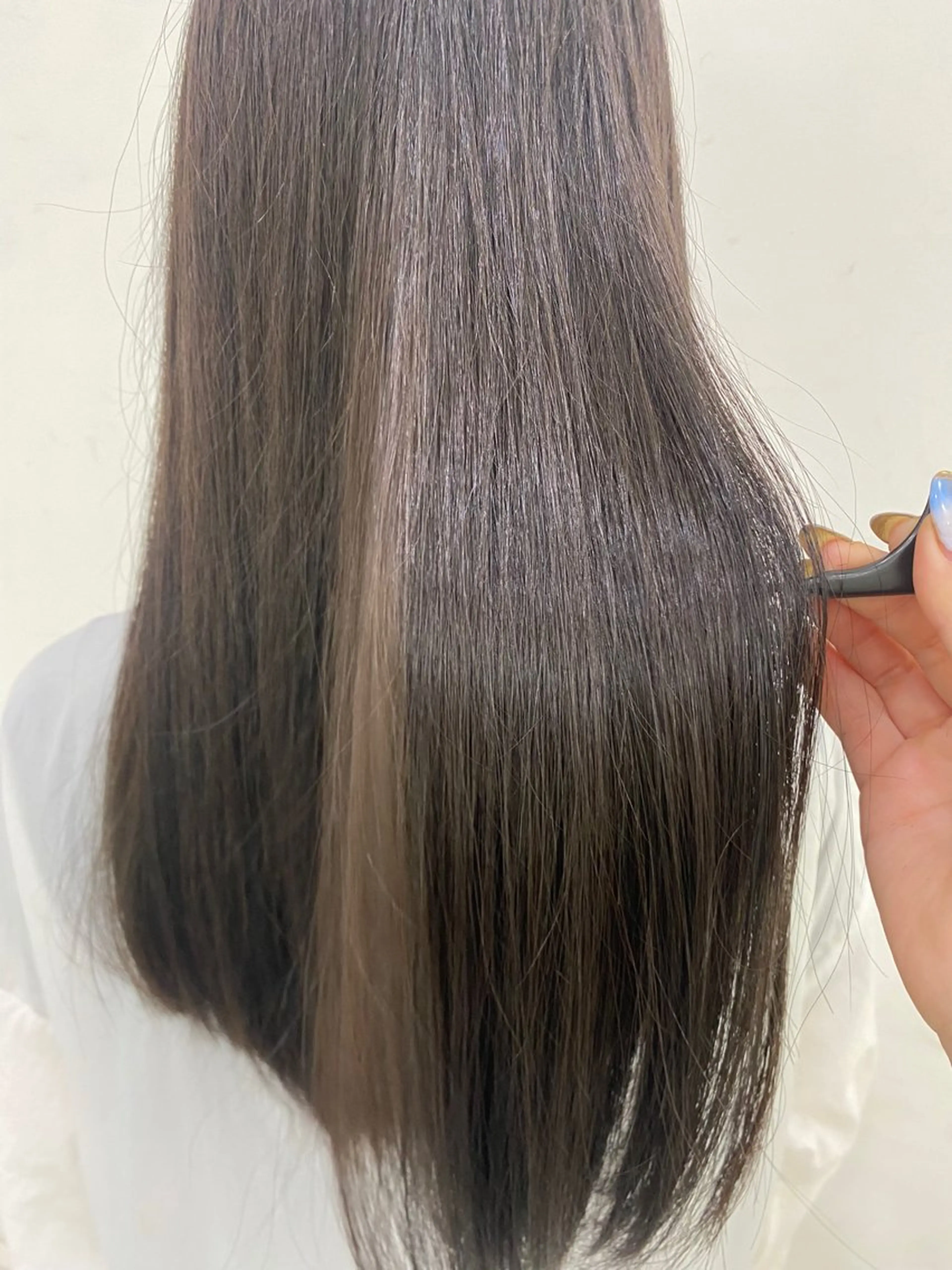 ロング カット 縮毛矯正 トリートメント 🦄艶髪育毛🌟毛髪 診断/セット/駒井のヘアスタイル