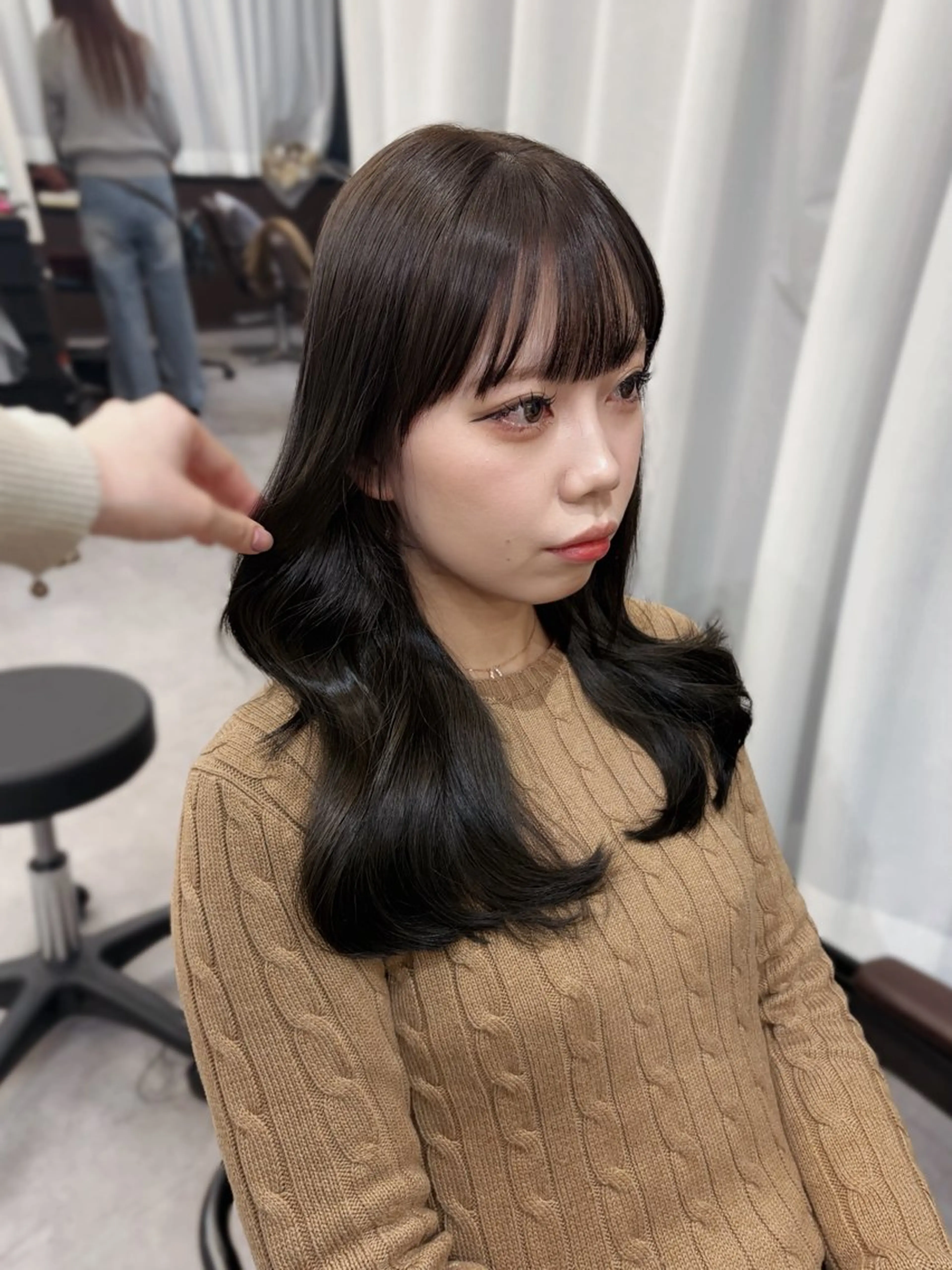 セミロング レイヤーカット 梅田/髪質改善特化/ 艶カラー🫧さくらこのヘアスタイル