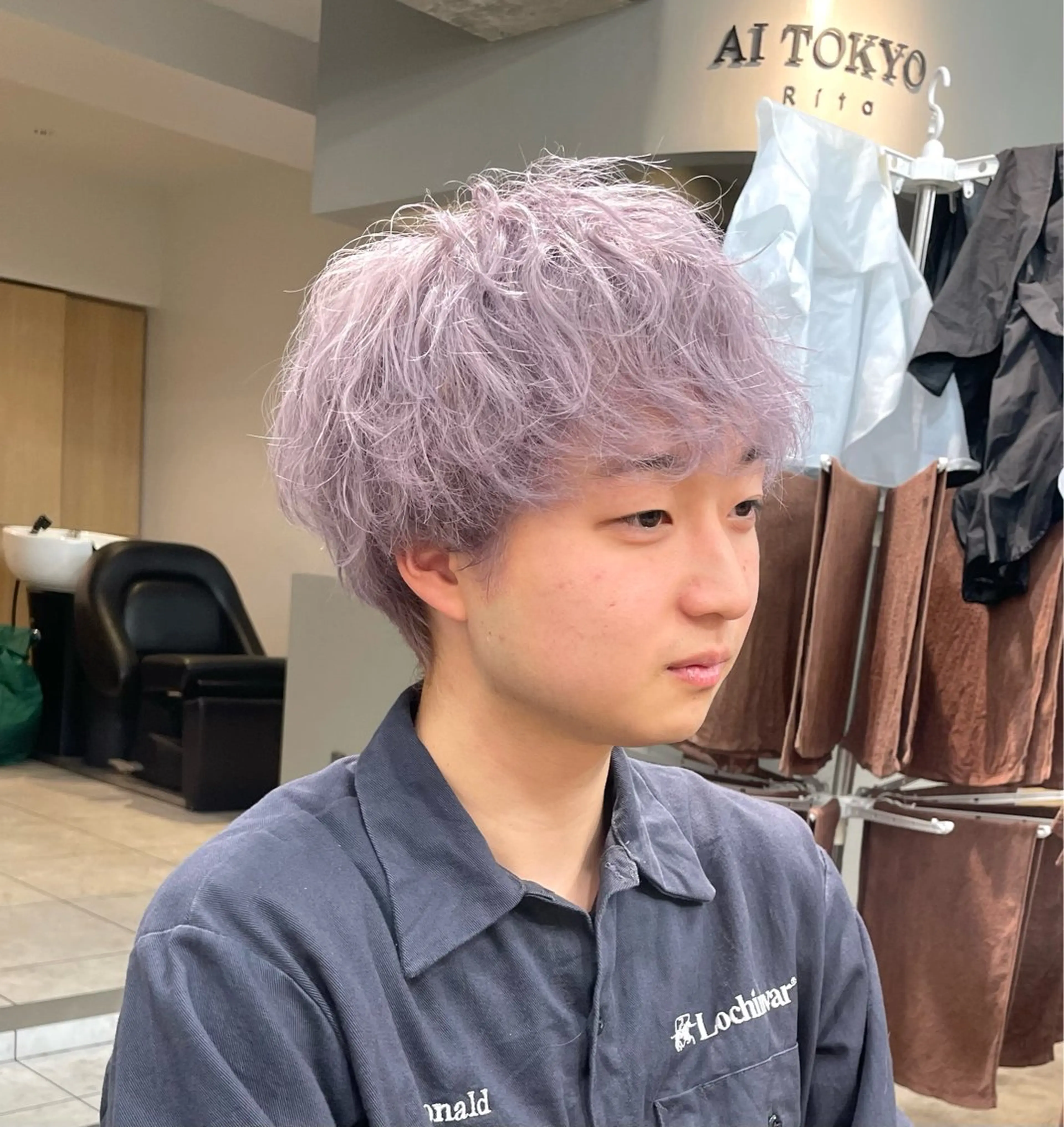カラー メンズ カマタ ハルキのヘアスタイル