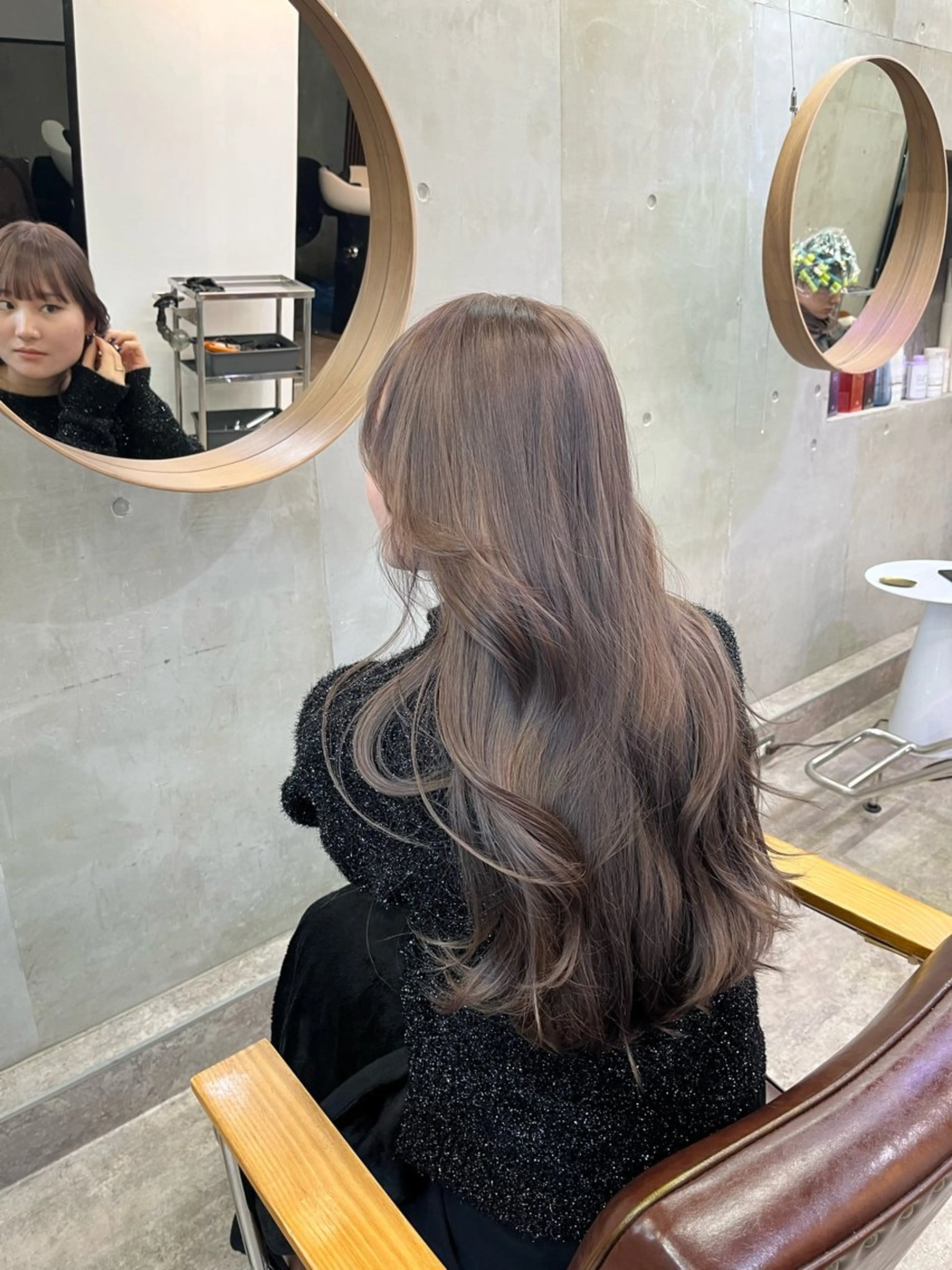 ロング ヘアカラー 🤎𝐌𝐚𝐨⌇ お悩み解決美容師🤎のヘアスタイル