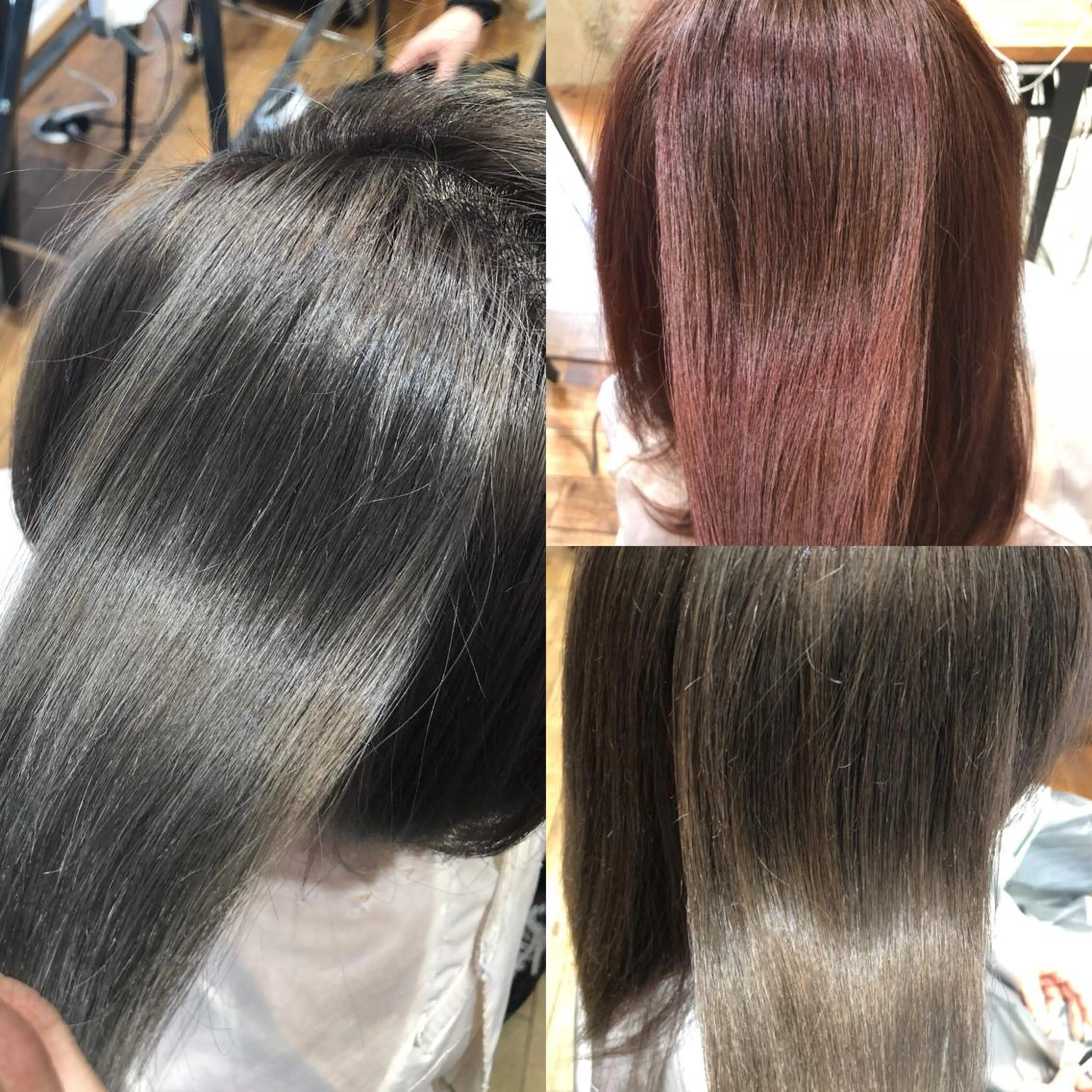 ミディアム カラー Soleria 田中慎一のヘアスタイル