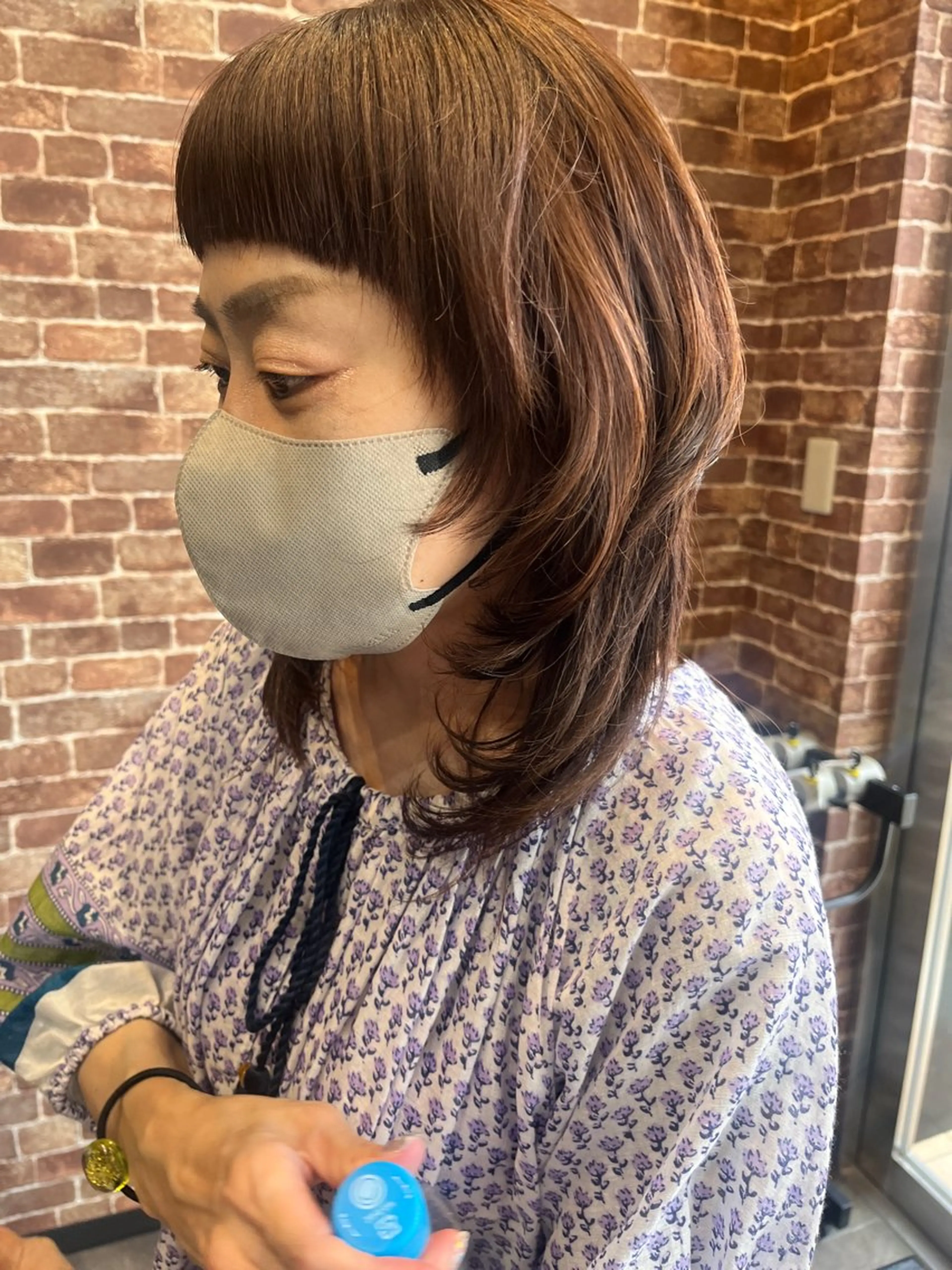 ミディアム カラー パーマ ヘアアレンジ メンズ キッズ ネイル マツエク・マツパ アイブロウ メンズブリーチ メンズハイライト メンズインナーカラー メンズ韓国風 ブリーチ 久木原 ゆりのヘアスタイル