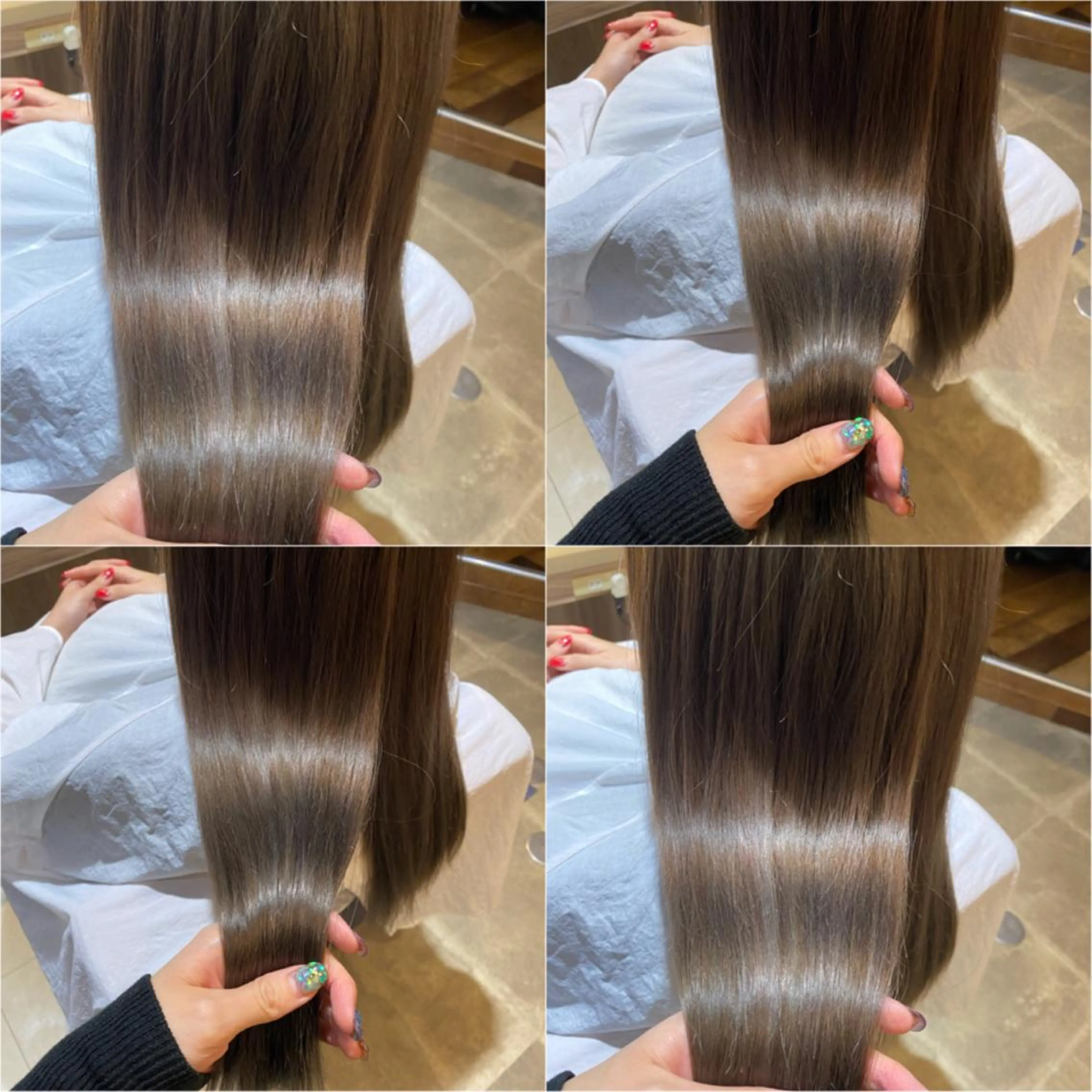 カラー ベージュカラー ハイライトカラー カット トリートメント 🐻結んで可愛い hair EMI🐻のヘアスタイル