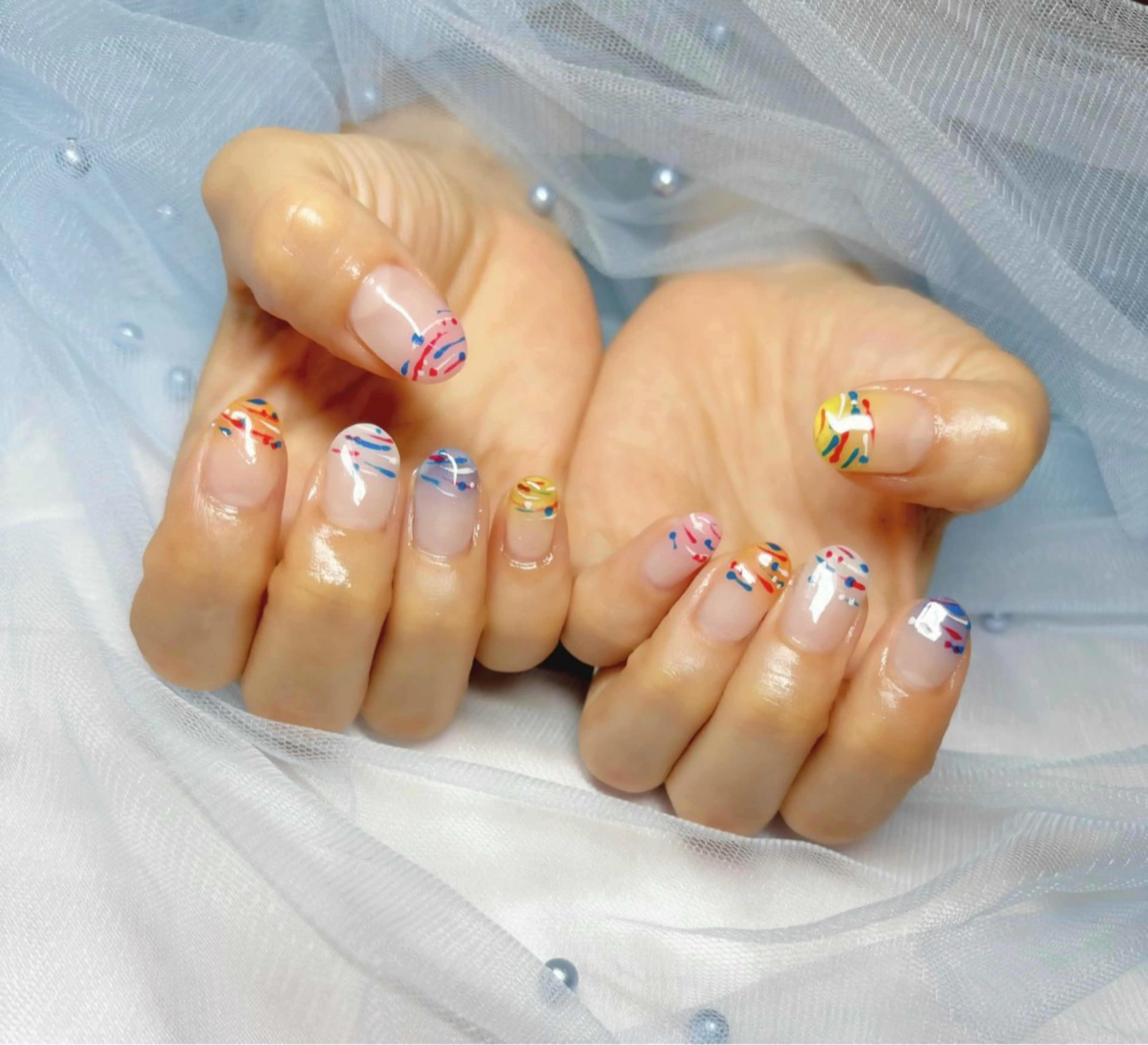 ネイル ヨーヨーネイル ハンドネイル Nail Salon macherieのネイルデザイン