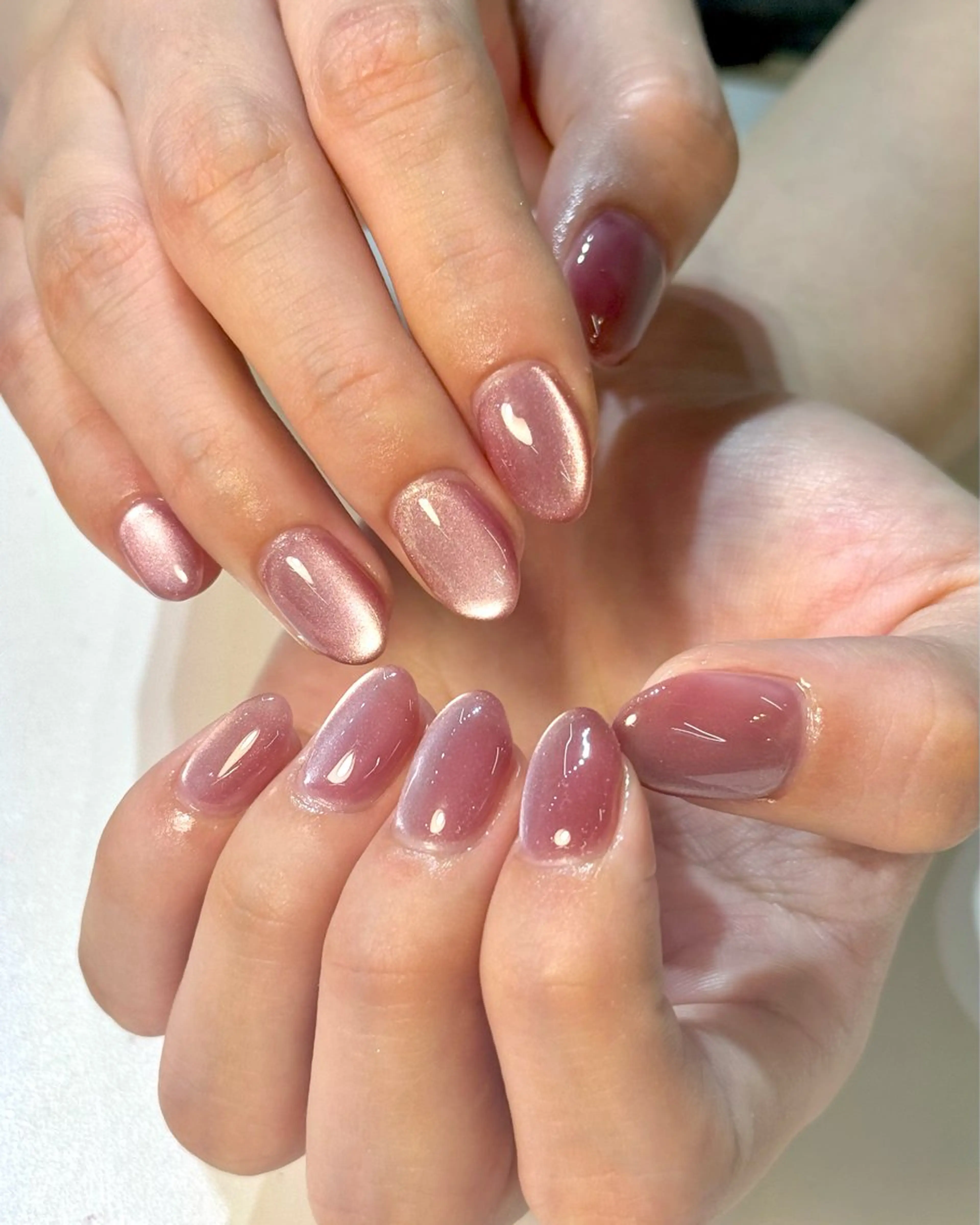 ネイル マグネットネイル マグネットワンカラー ワンカラーネイル Sayumi nailのネイルデザイン