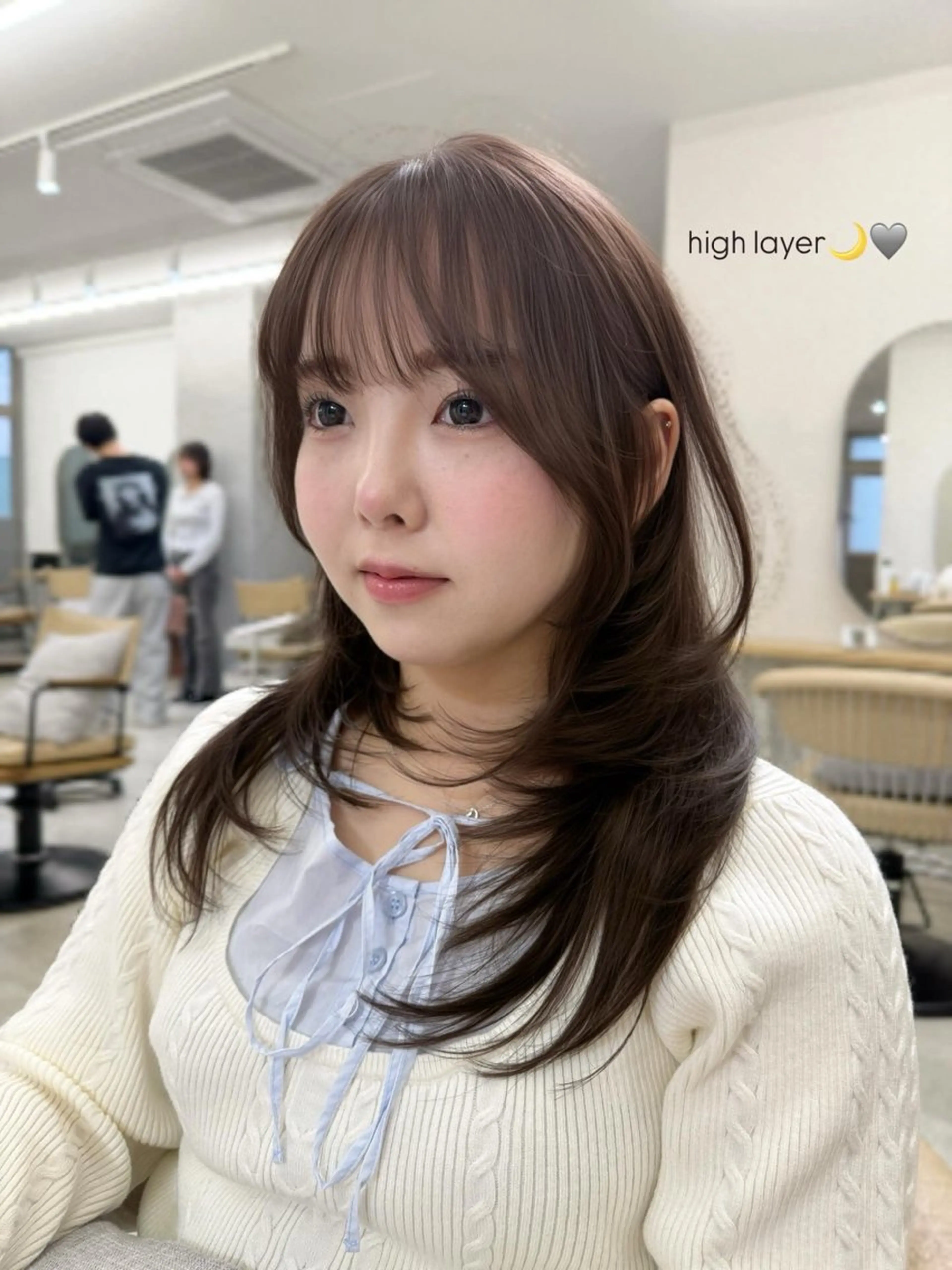 ミディアム ゆい 似合わせカットのヘアスタイル