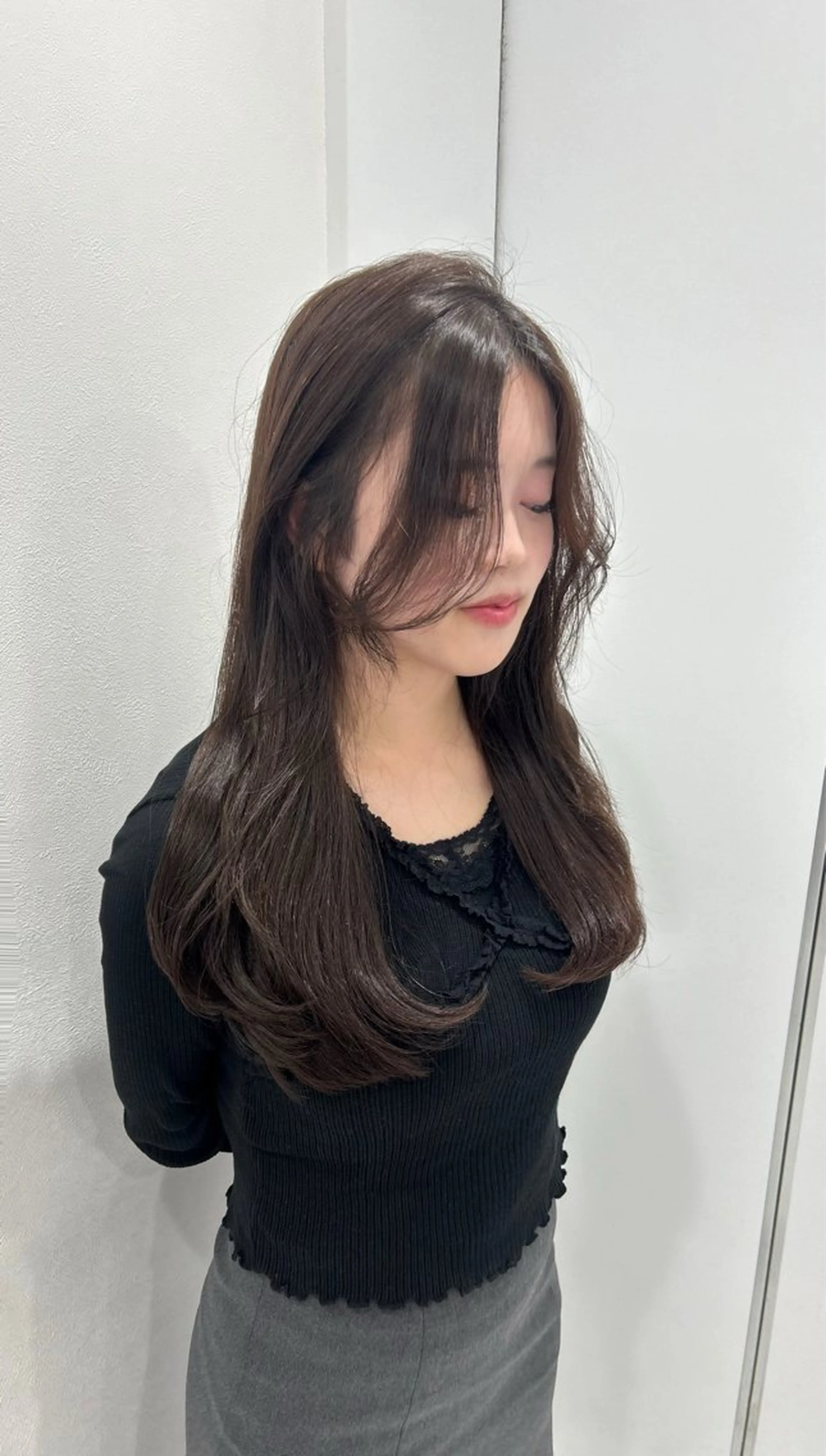 ロング カラー パーマ ヘアアレンジ メンズ キッズ ヘアカラー トリートメント 盛れ韓国ハイトーン 🎀Himari🎀のヘアスタイル