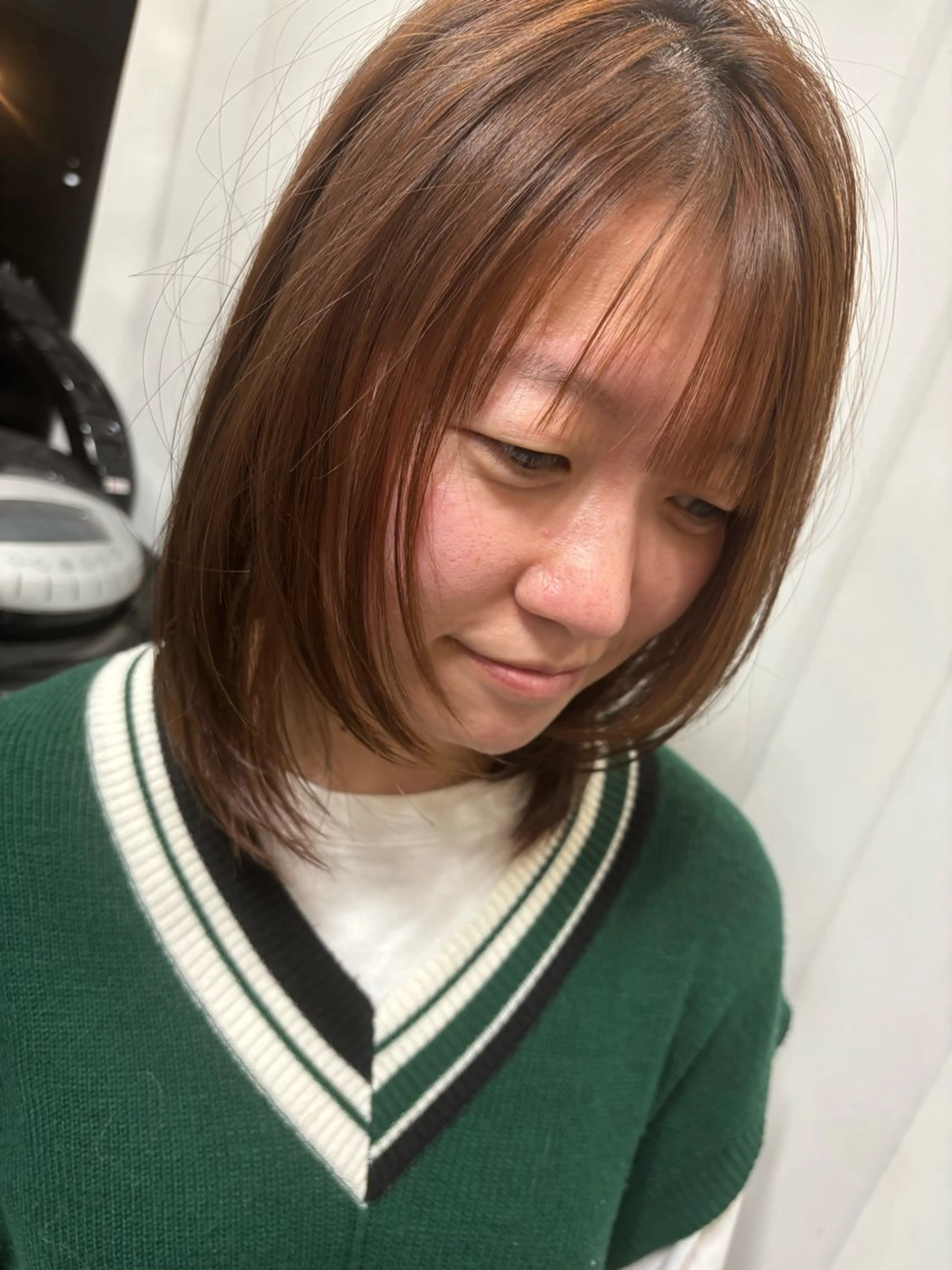 ミディアム 原口 圭織のヘアスタイル