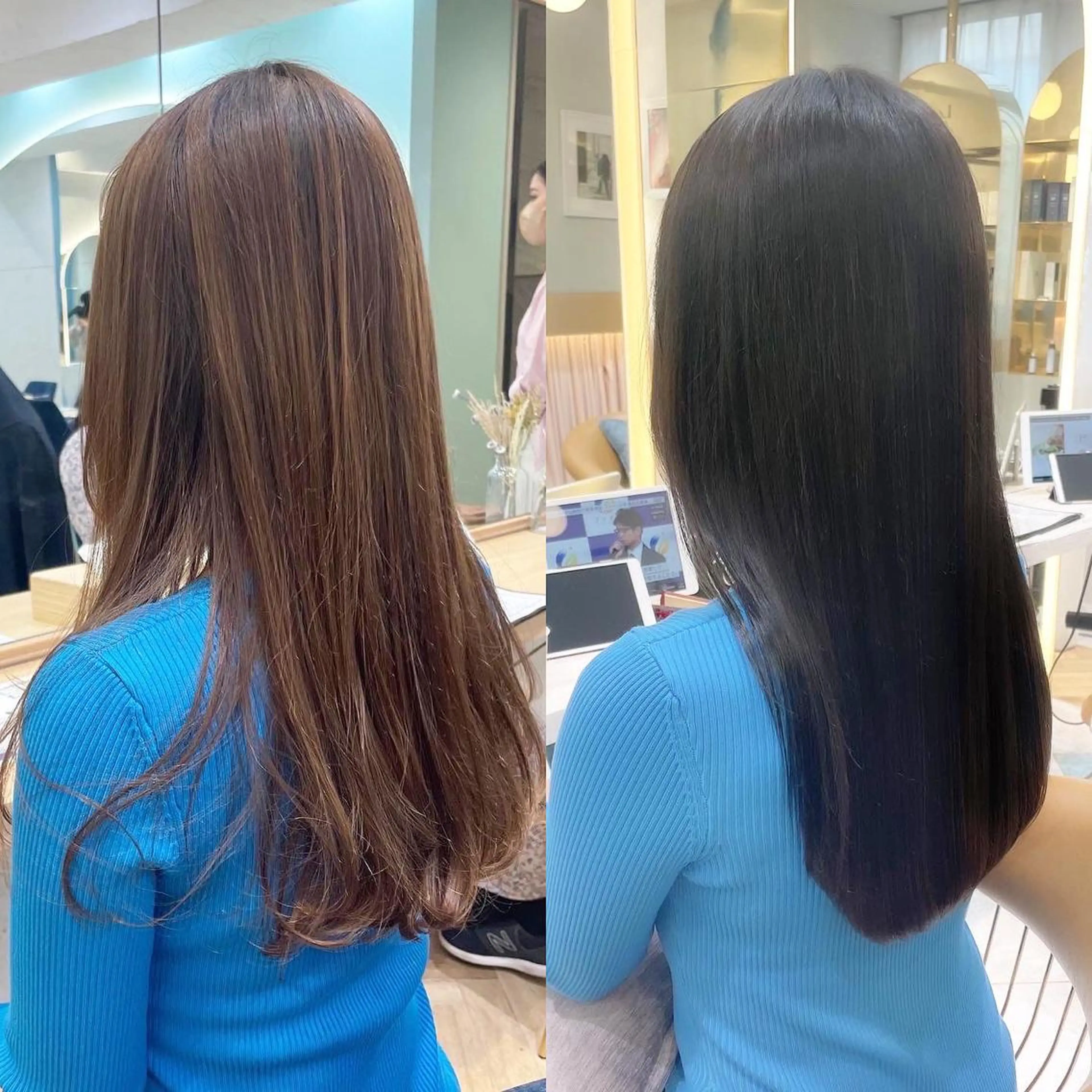 ロング カット ヘアカラー トリートメント 育休中4/30- 予約受付/野崎かよのヘアスタイル