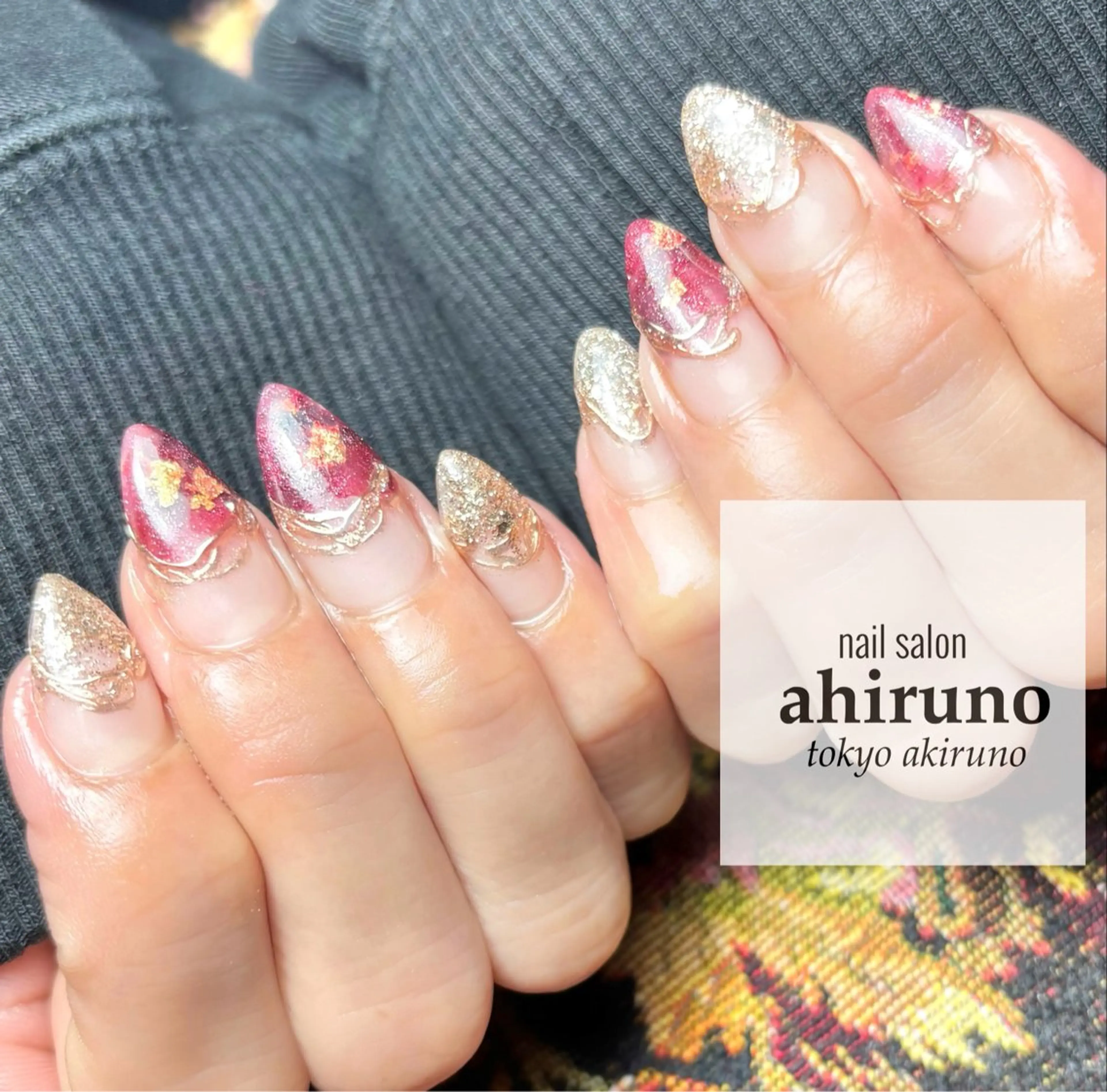 ネイル フラッシュネイル フラッシュマグ ジェルネイル ハンドネイル 東京あきる野市ネイル ✿ ｙｕiのネイルデザイン