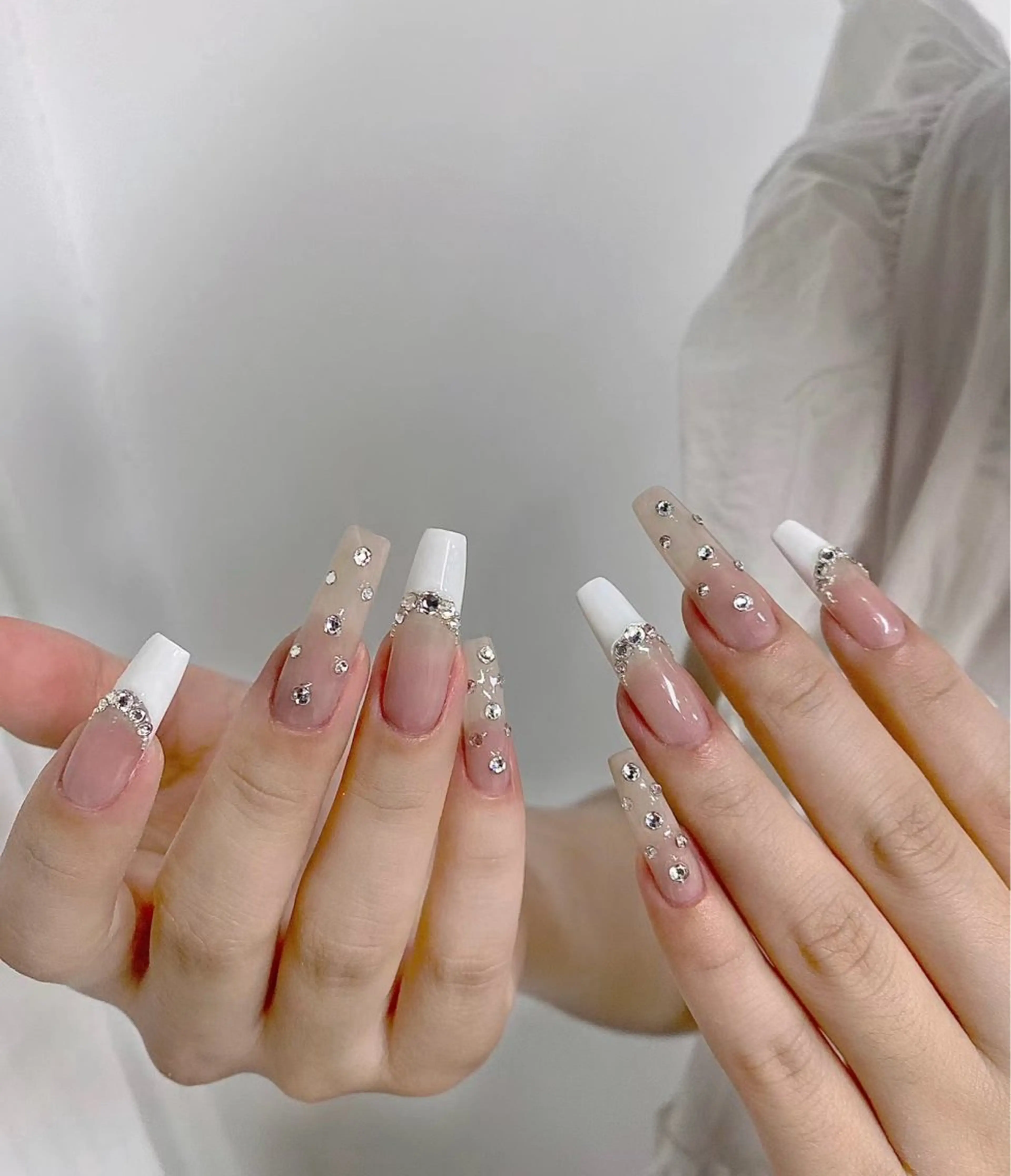 ネイル フレンチネイル 持ち込み BabyYouMi nailのネイルデザイン