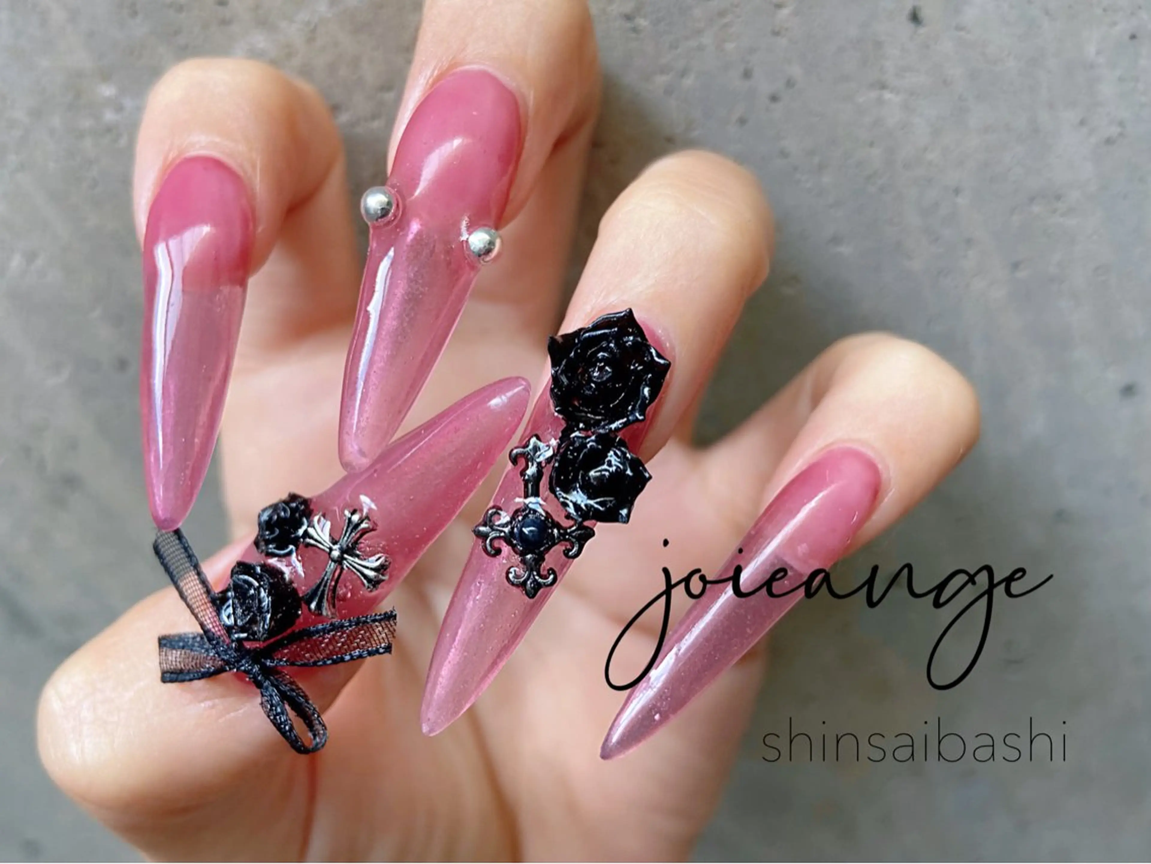 ネイル スカルプネイル 🫧藤本🫧 joieangeのネイルデザイン