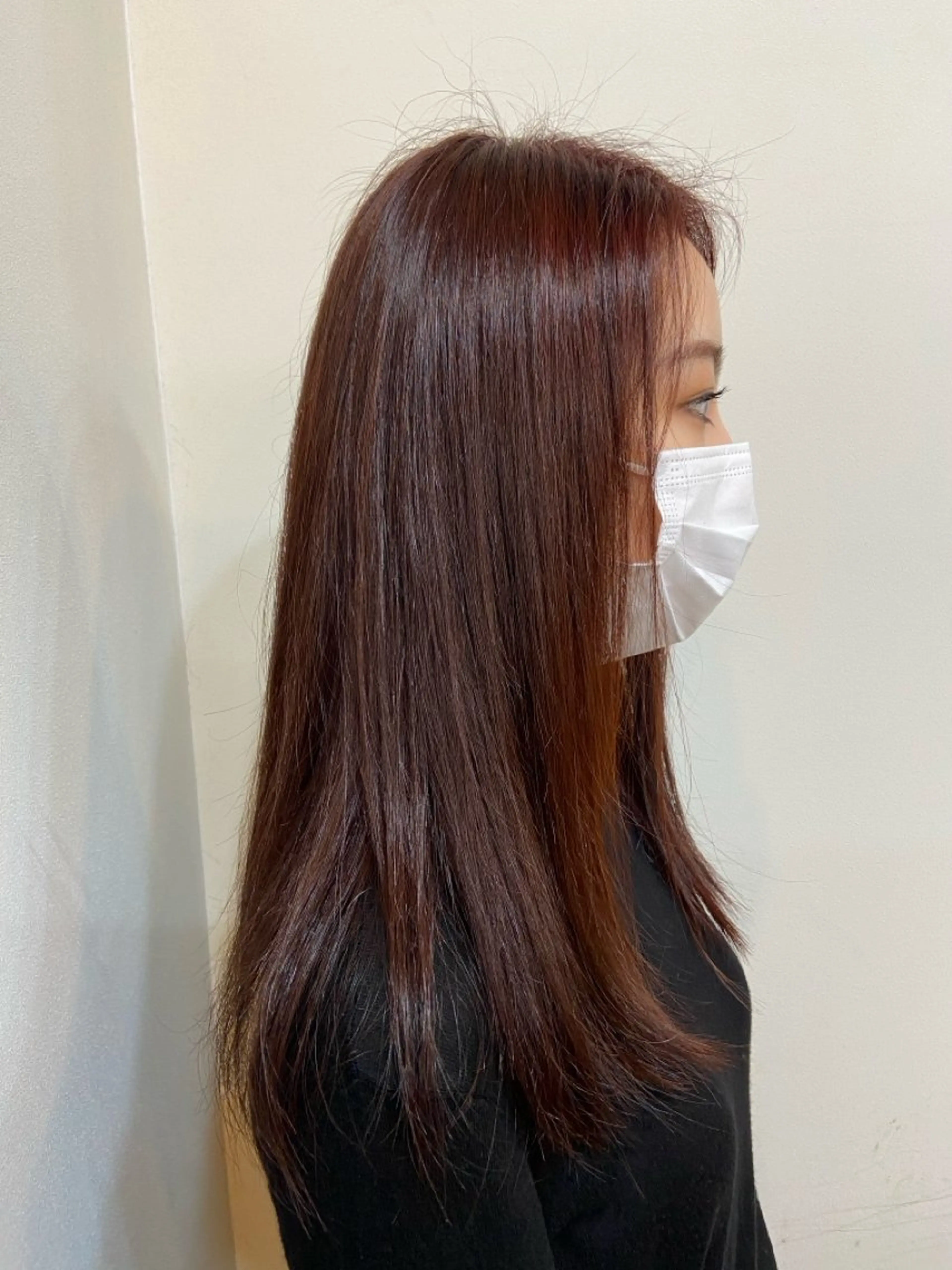 ロング カラー 中西 梨恋のヘアスタイル