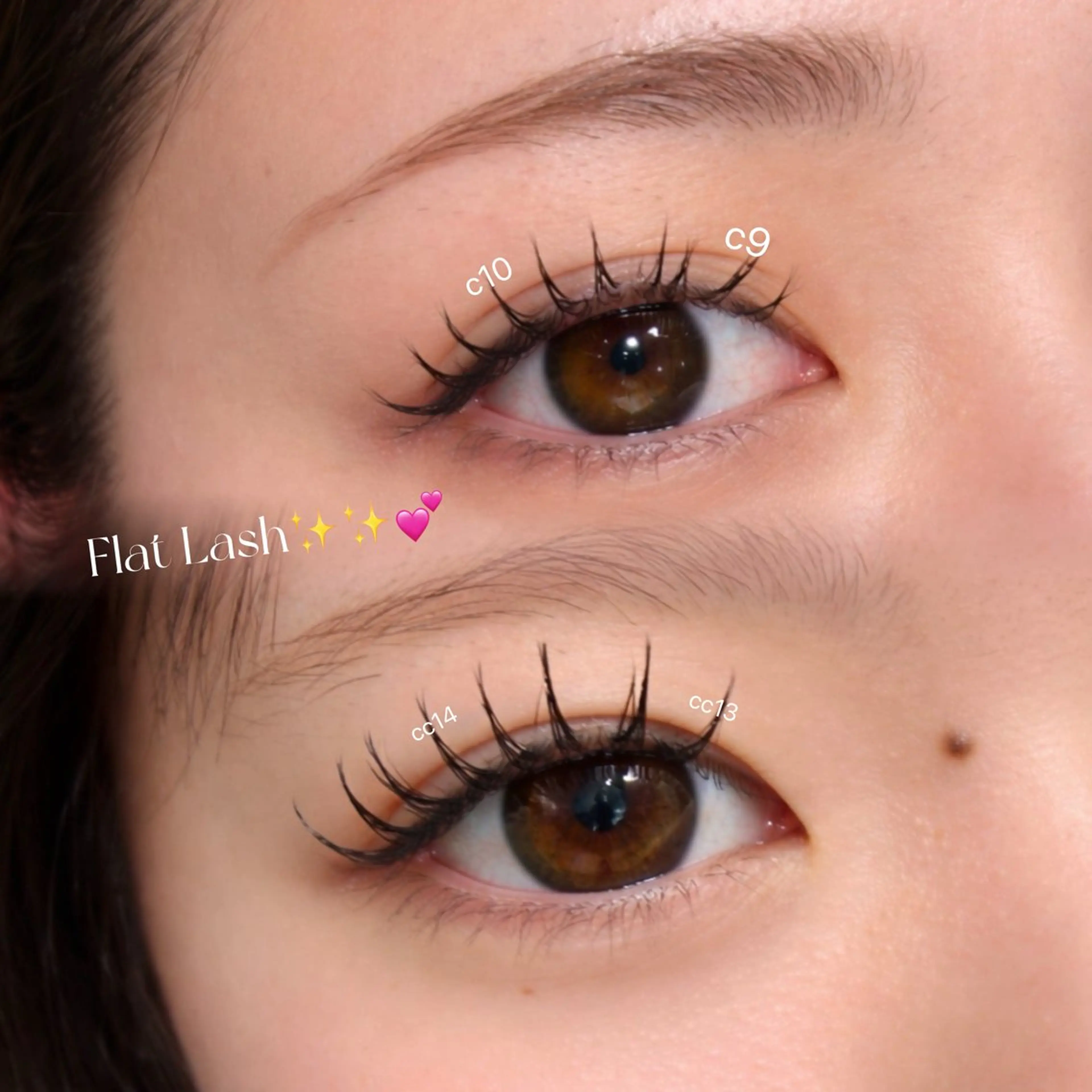 「韓国風束感まつ毛🩷」フラットラッシュ120本（オフ無料‼️）の写真