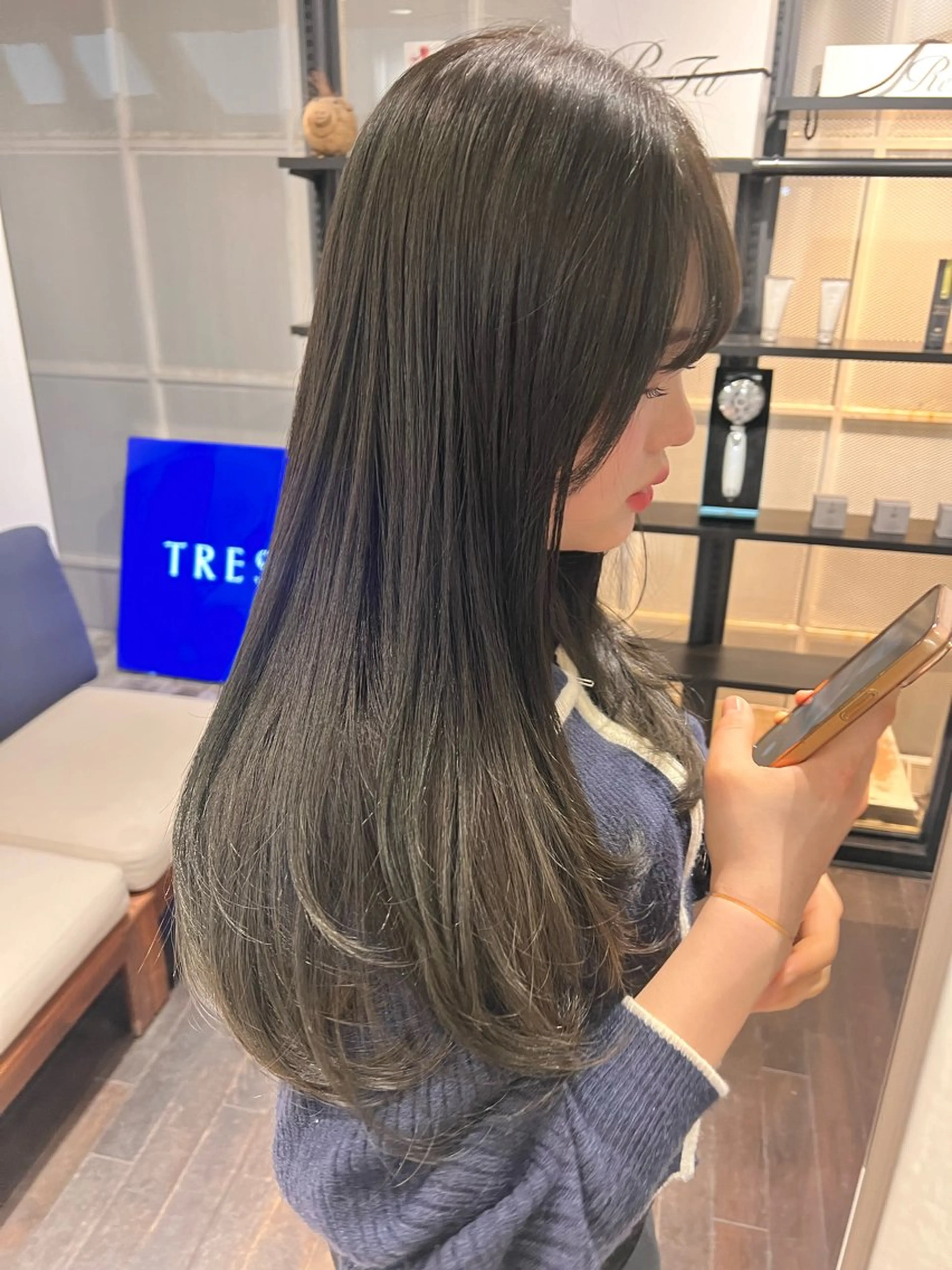 セミロング カラー 渋谷🎀透明感カラー レイヤー/mikuのヘアスタイル