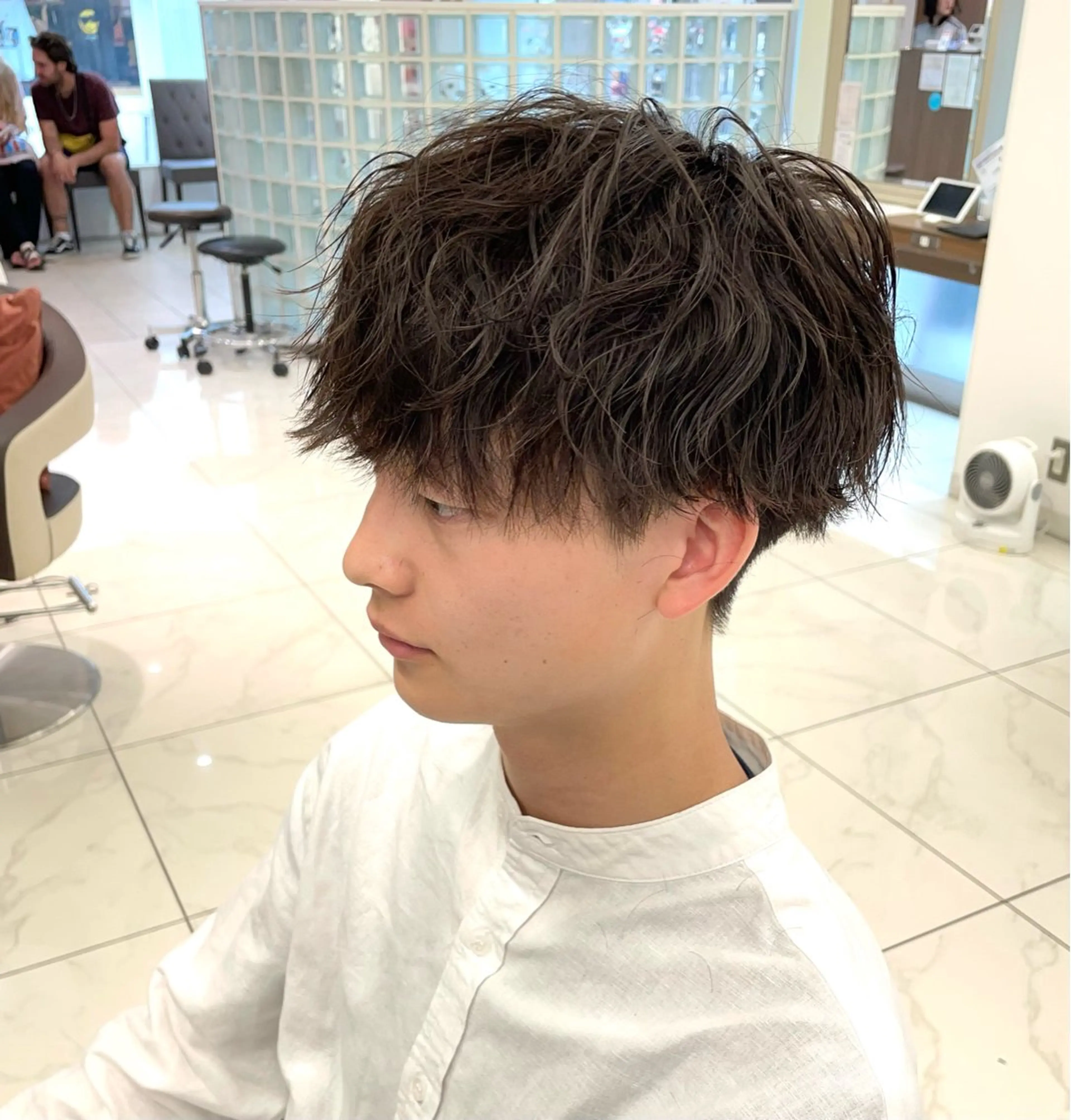 ショート パーマ メンズ 【メンズ特化】 池田大成✂︎のヘアスタイル