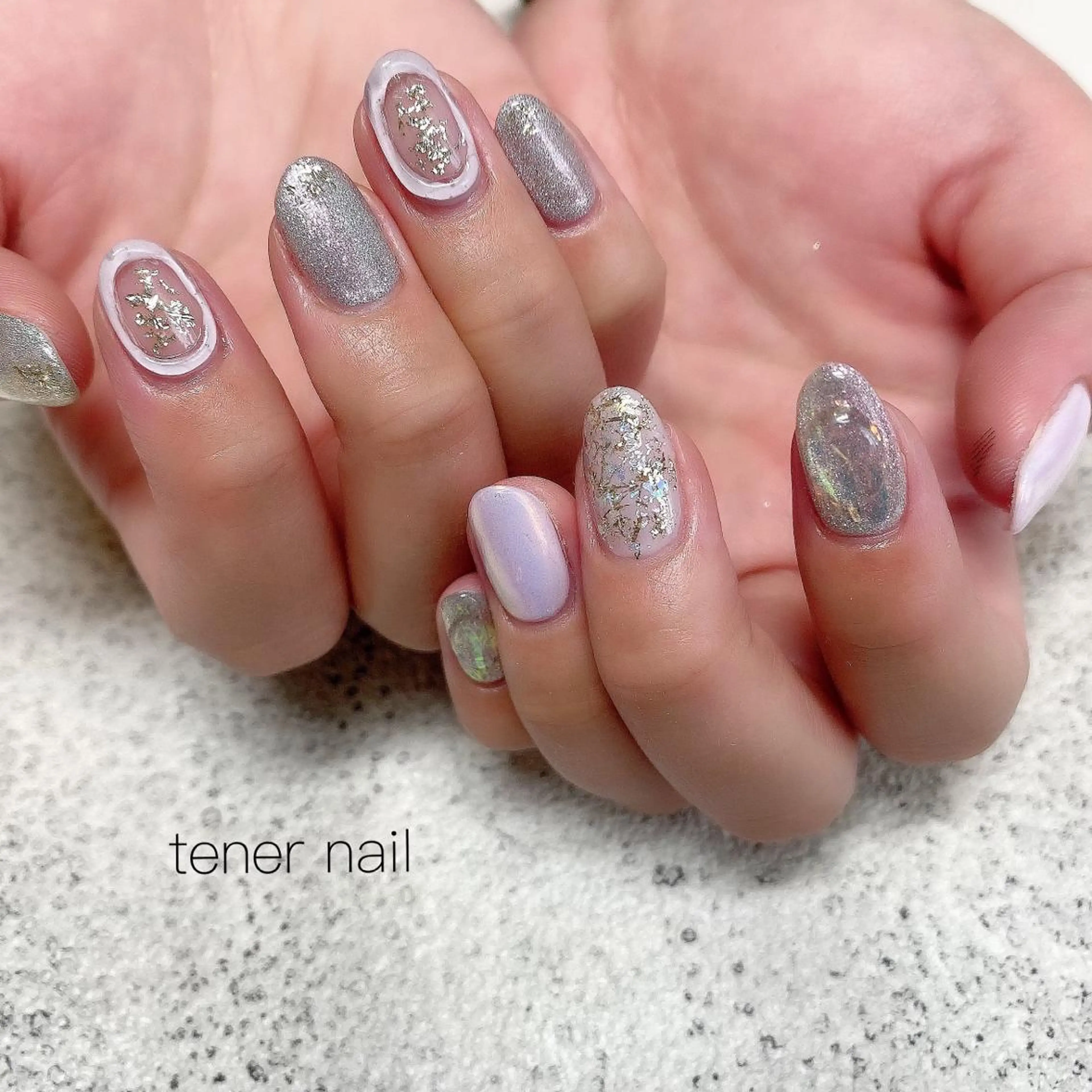 ネイル ホワイト テネルネイル tener nailのネイルデザイン