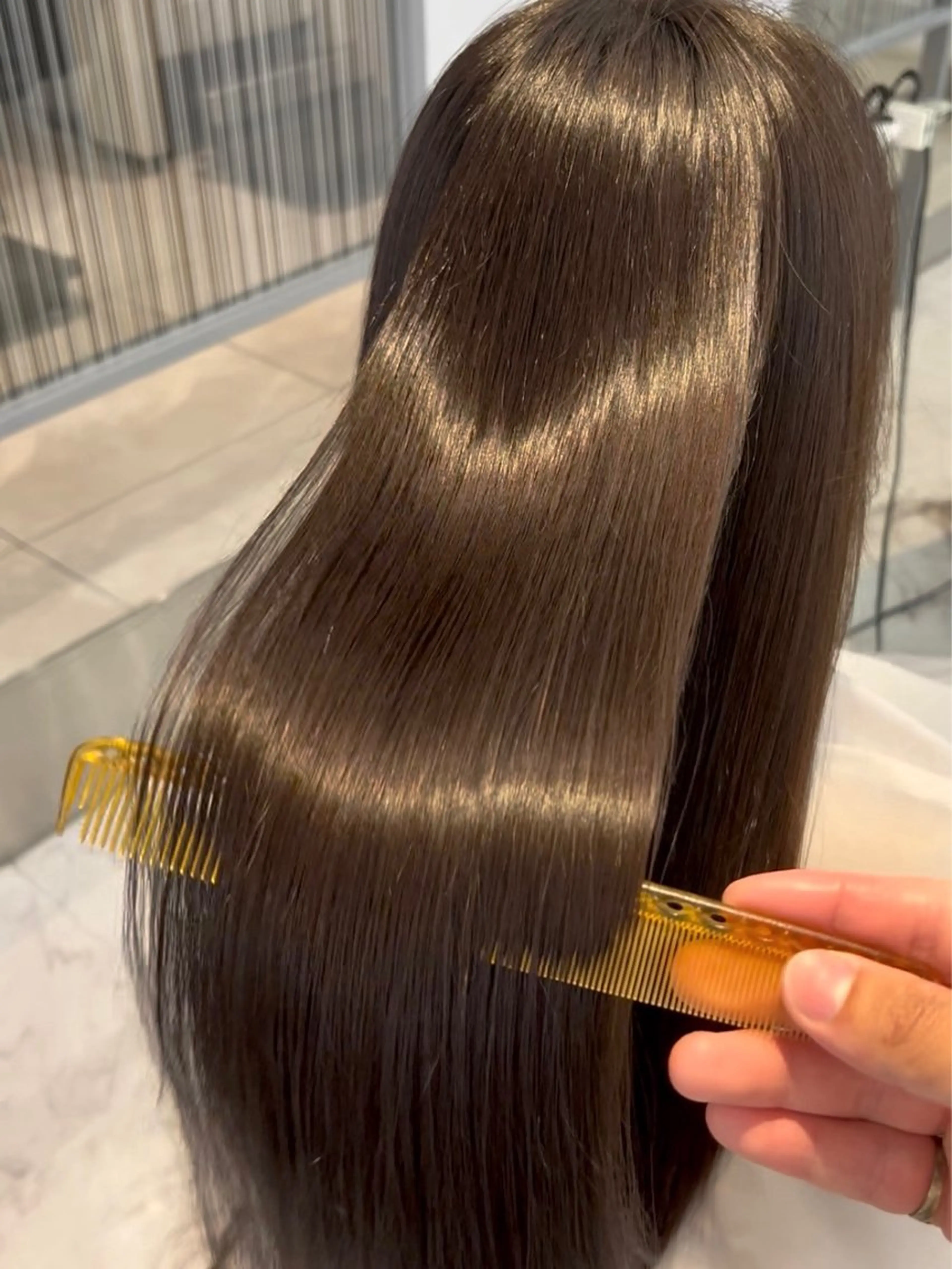 ロング 縮毛矯正 ✨上品可愛い 垢抜けヘア/後藤✨のヘアスタイル