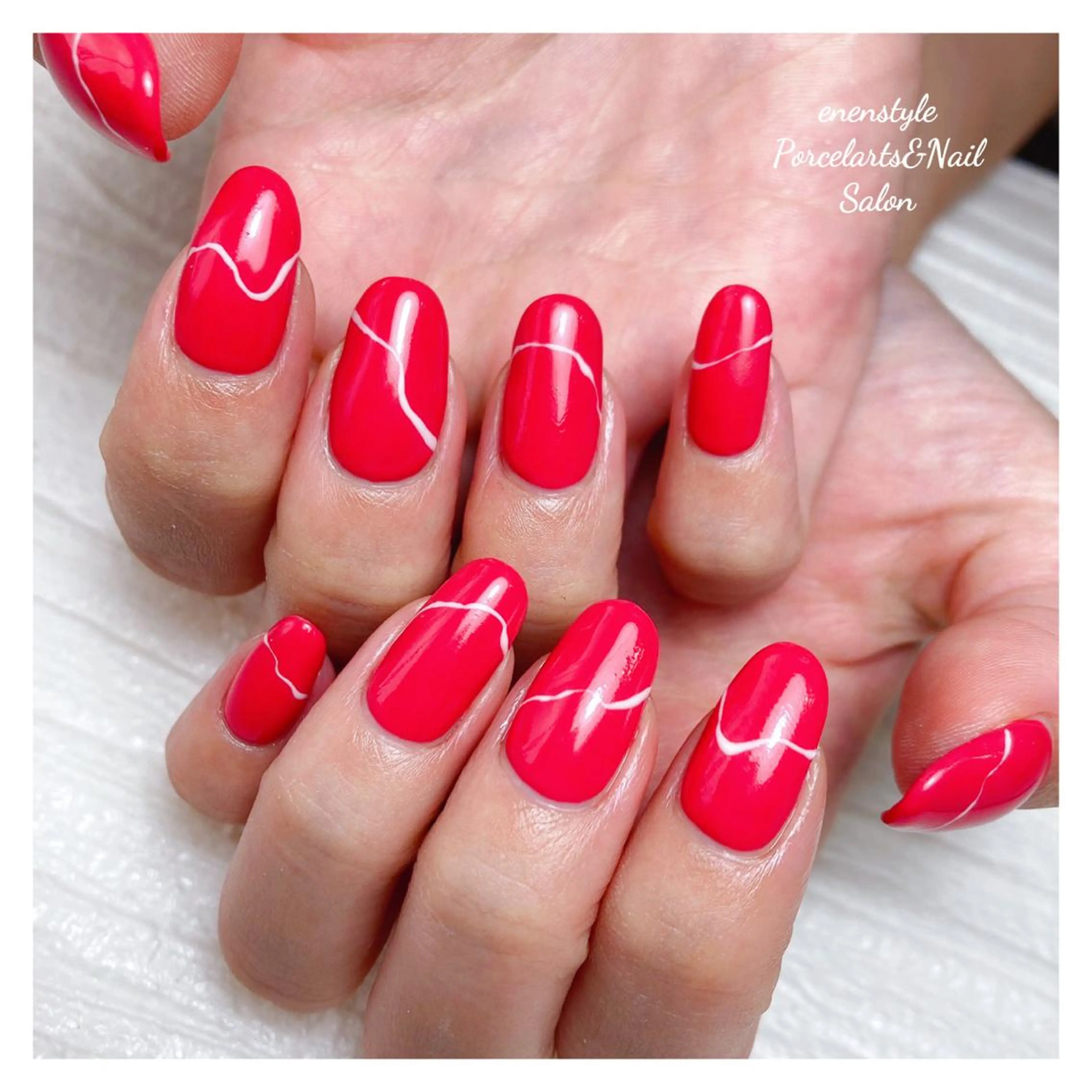 ミディアム ネイル 👑enen style👑のネイルデザイン