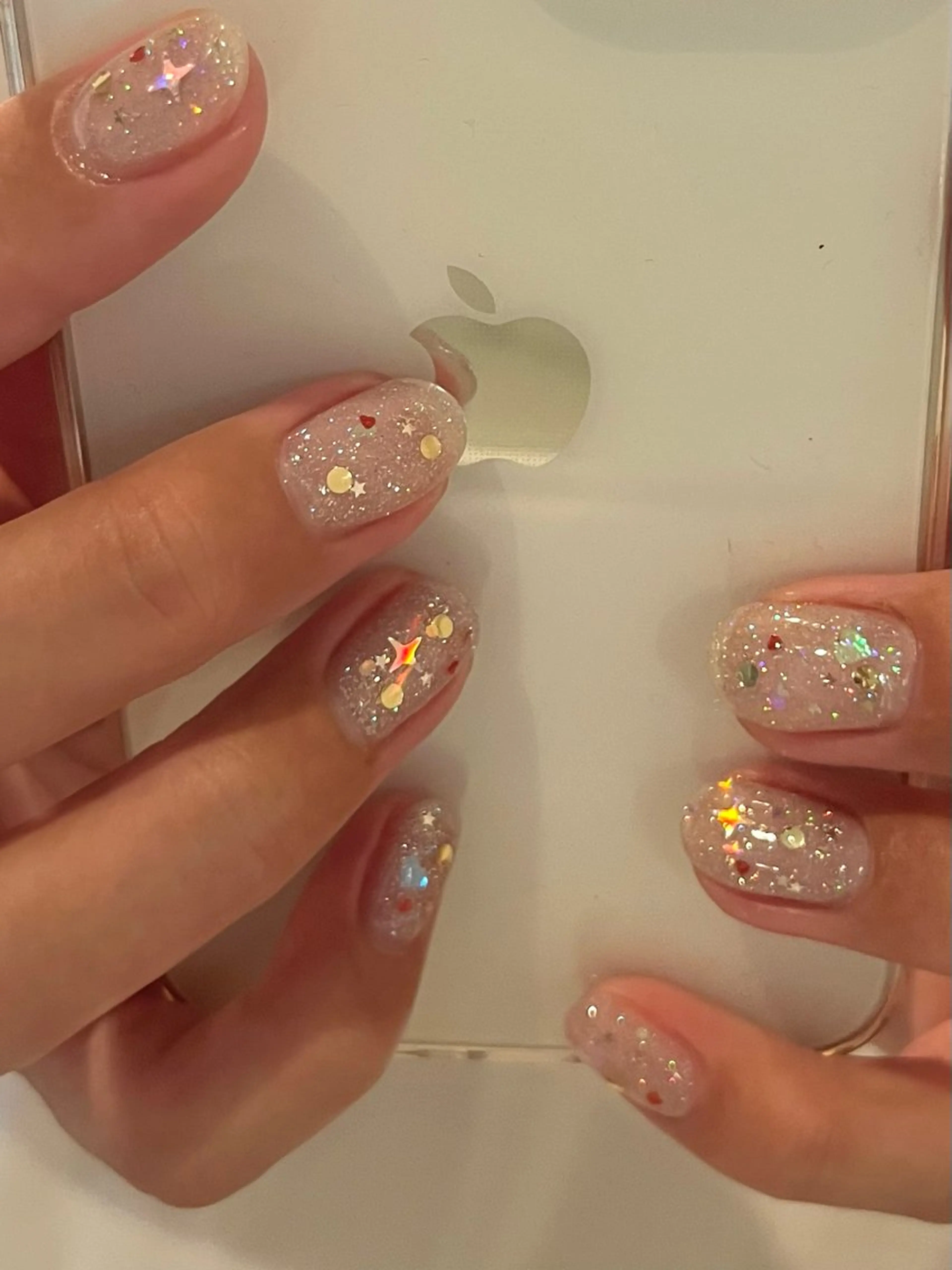 ネイル キラキラネイル ハンドネイル Hum nail  roomのネイルデザイン