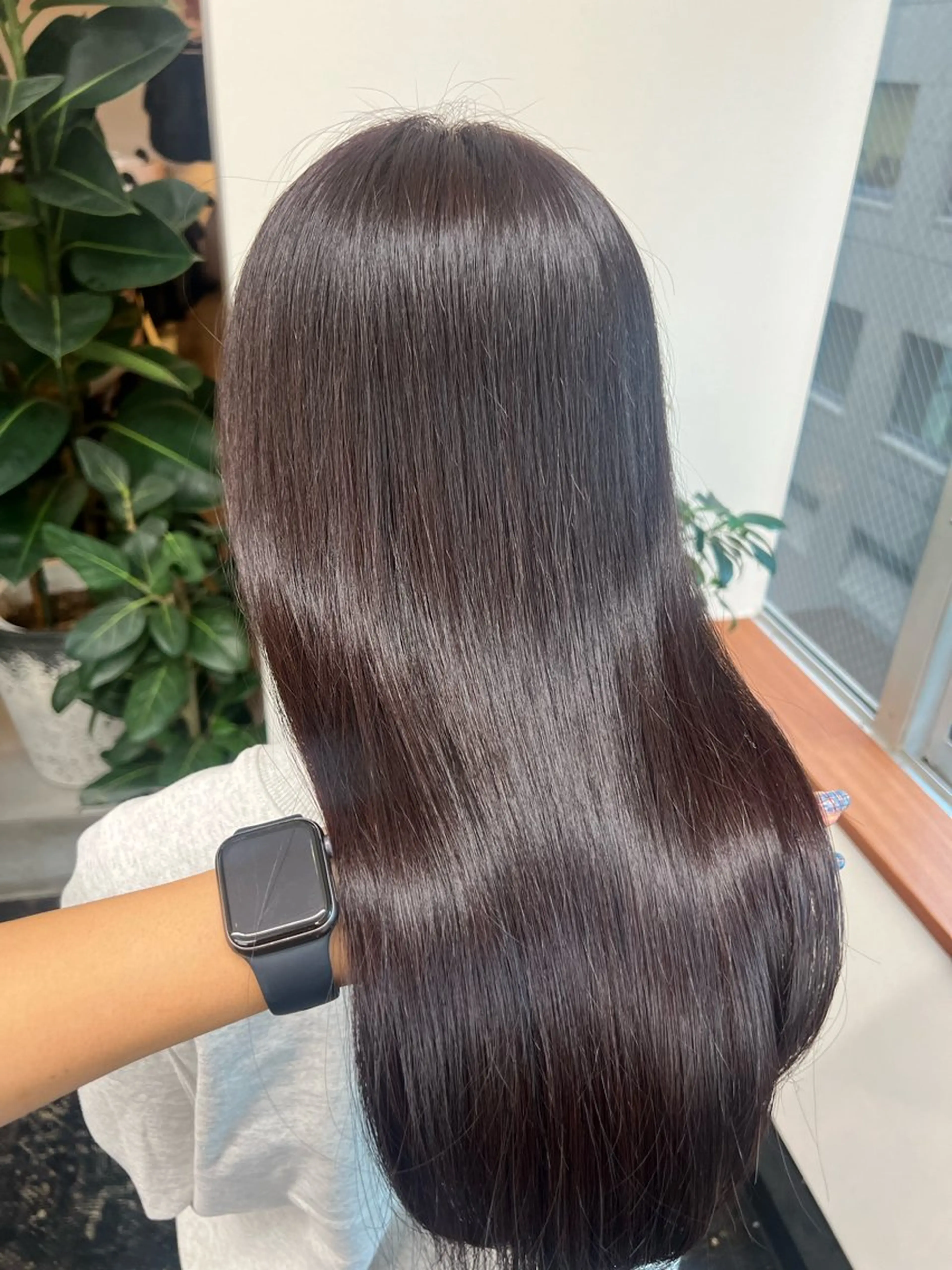 セミロング カラー ヘアカラー ミディアムレイヤー/ 艶カラー🎀 emiのヘアスタイル