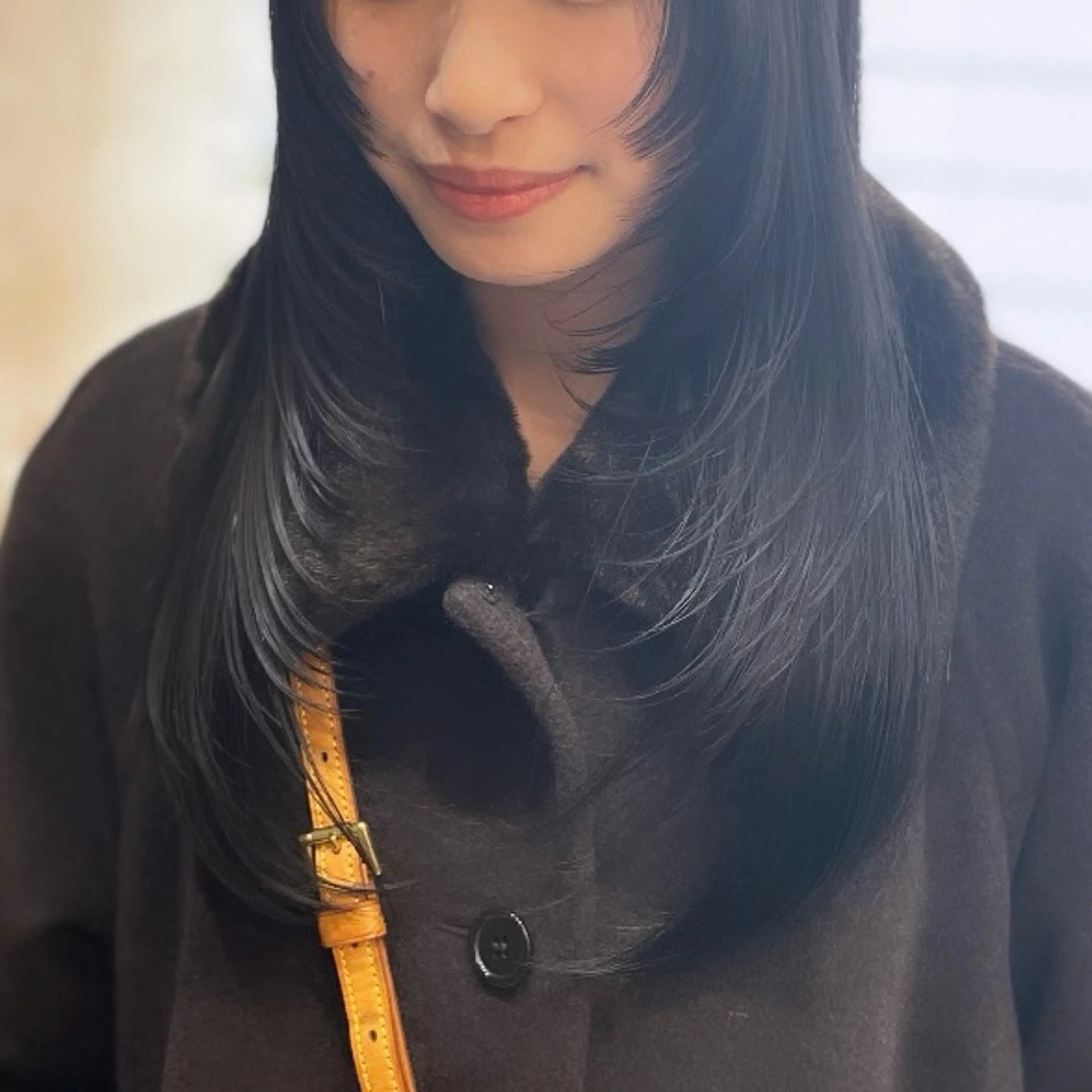 ロング カラー ハイレイヤー レイヤーカット カット ヘアカラー Rui/透明感カラー 暖色/レイヤーカットのヘアスタイル