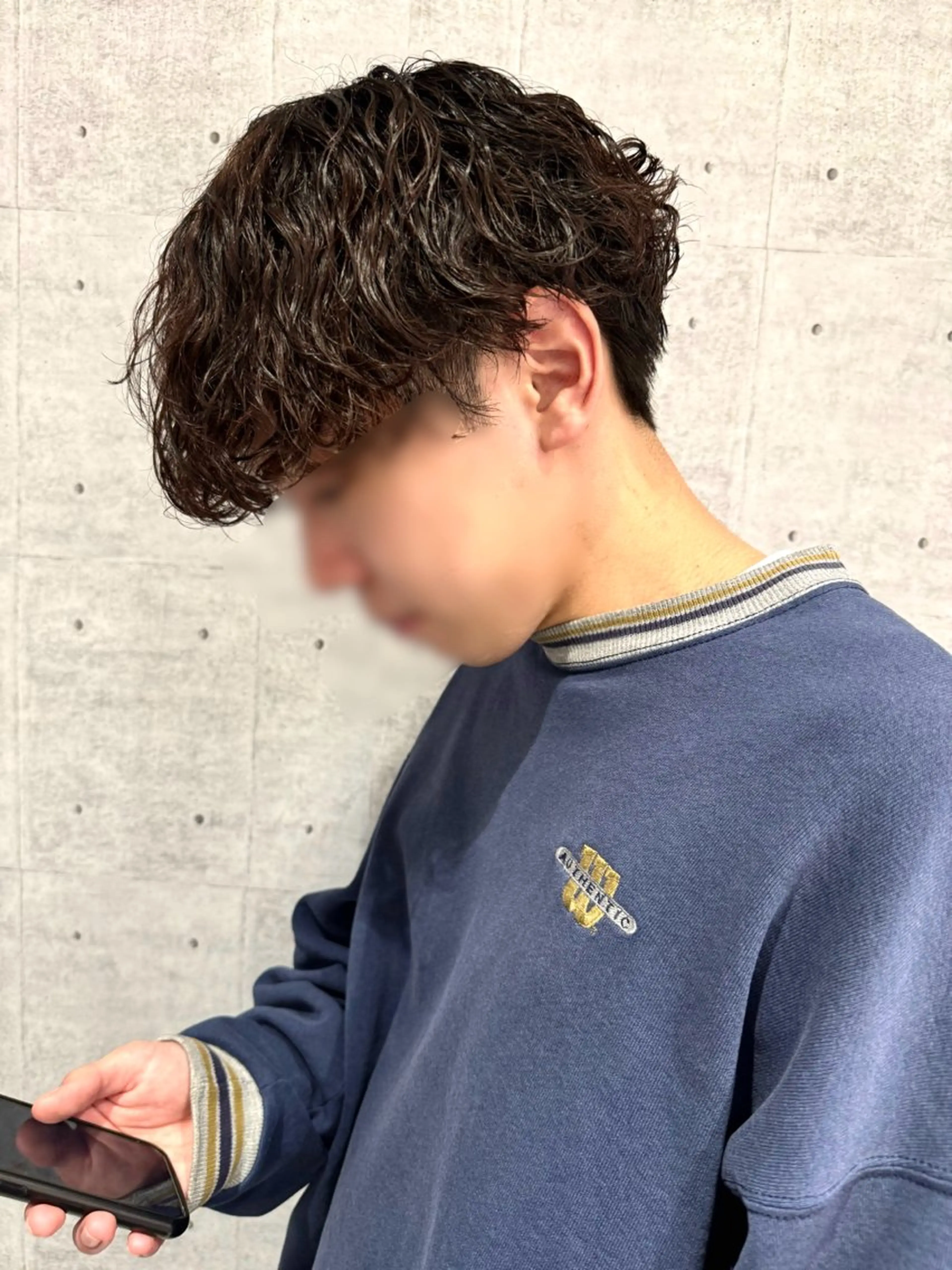 ショート パーマ メンズ メンズパーマ スパイラルパーマ カット パーマ メンズパーマ特化/ メッシュ/薫/店長のヘアスタイル