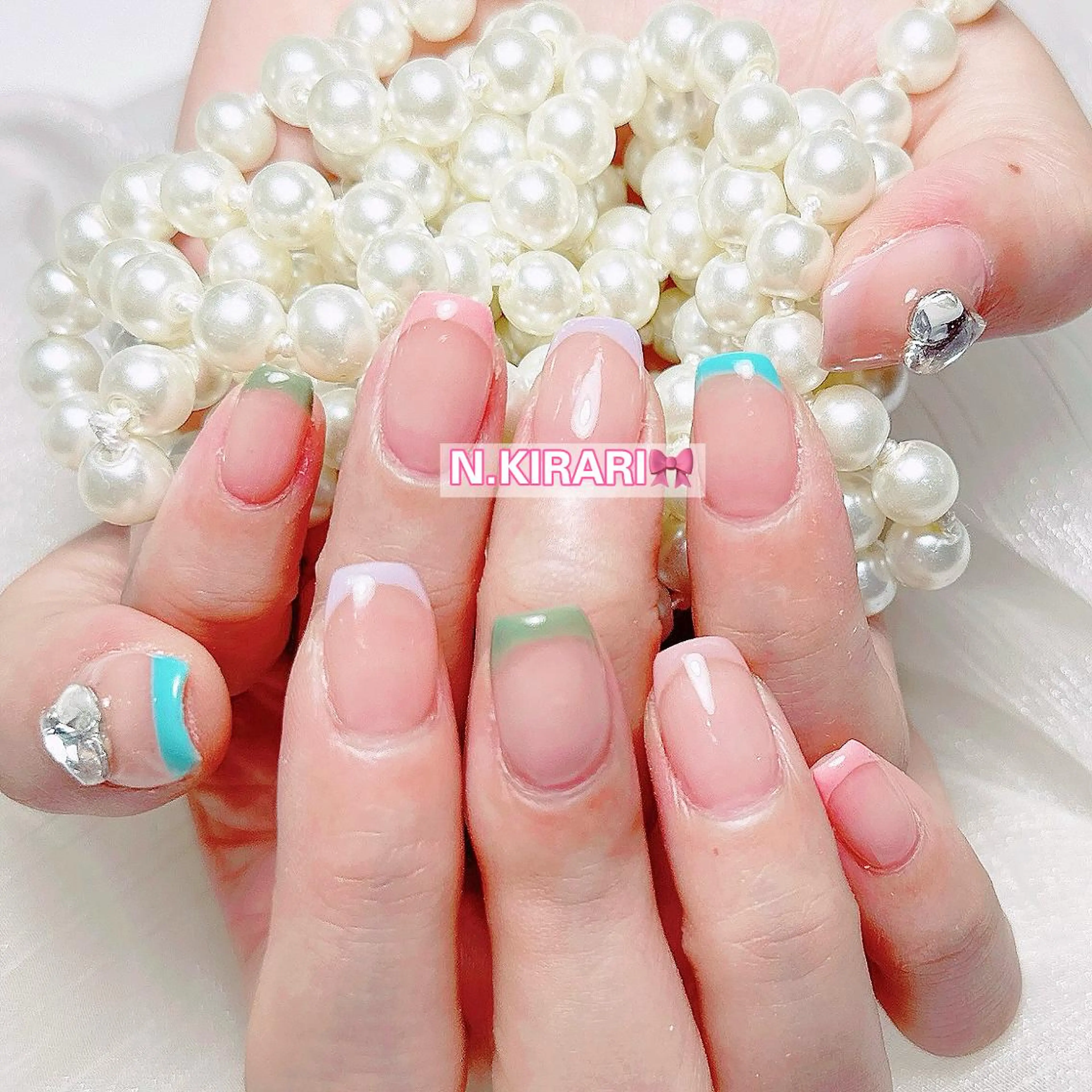 ネイル 🎀 ユズ 🎀のネイルデザイン