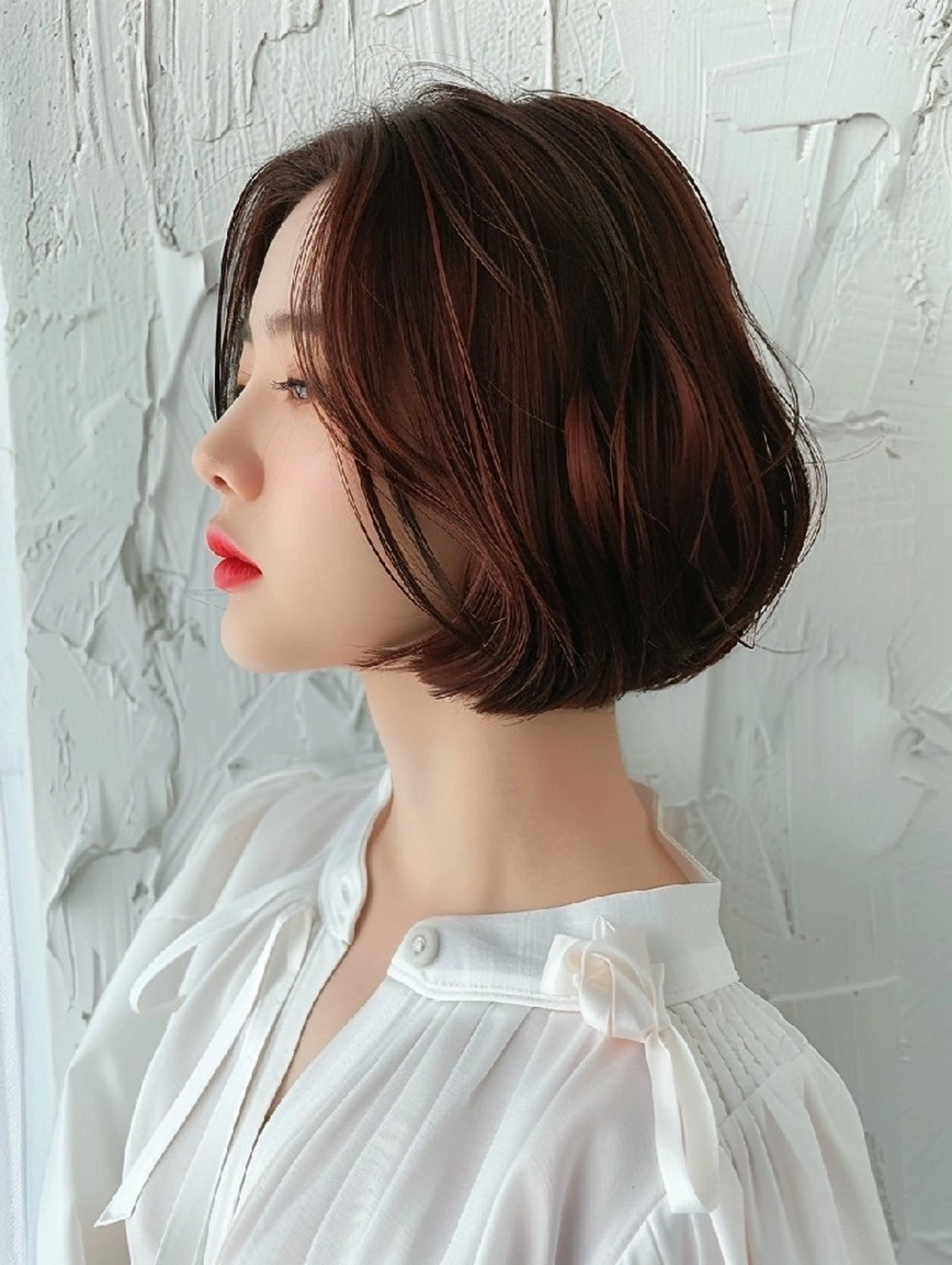 カラー 束感まつぱ🥑🤍 NATUKI🤍のヘアスタイル