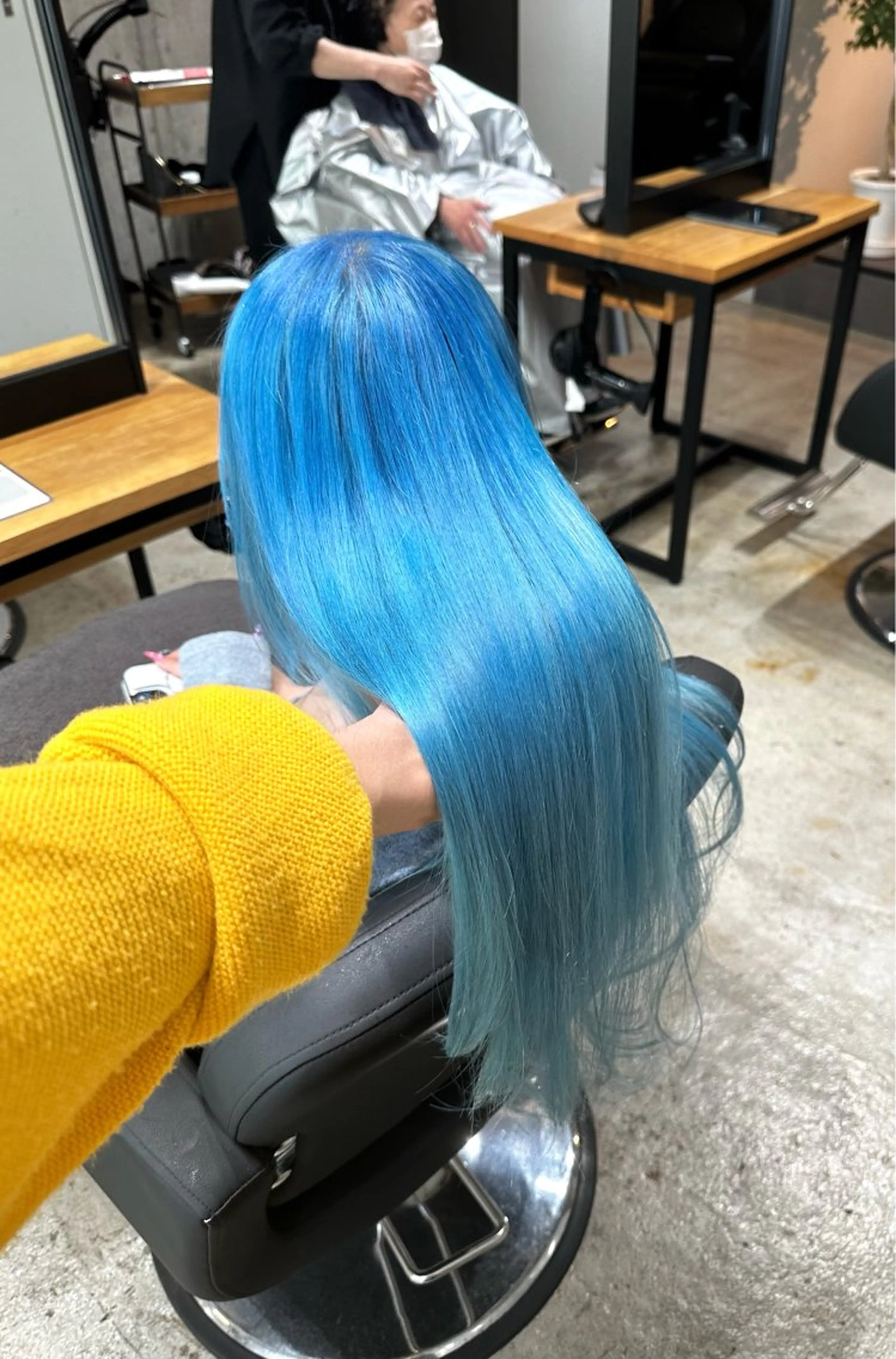 ロング カラー ヘアカラー トリートメント ✨髪質改善/ハイトー ン/艶髪高山のヘアスタイル