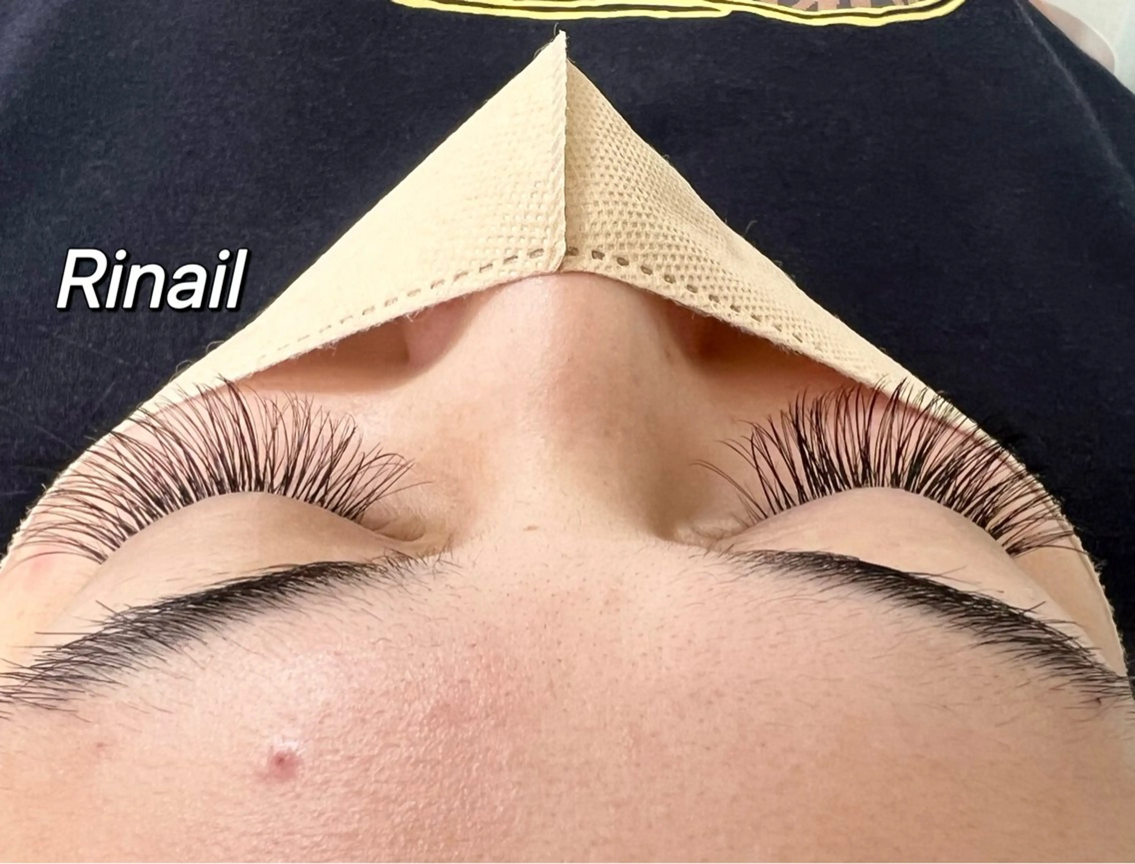 マツエク・マツパ バインドロック ナチュラル パリジェンヌラッシュリフト まつげパーマ 下まつげエクステ YK Rinのネイルデザイン