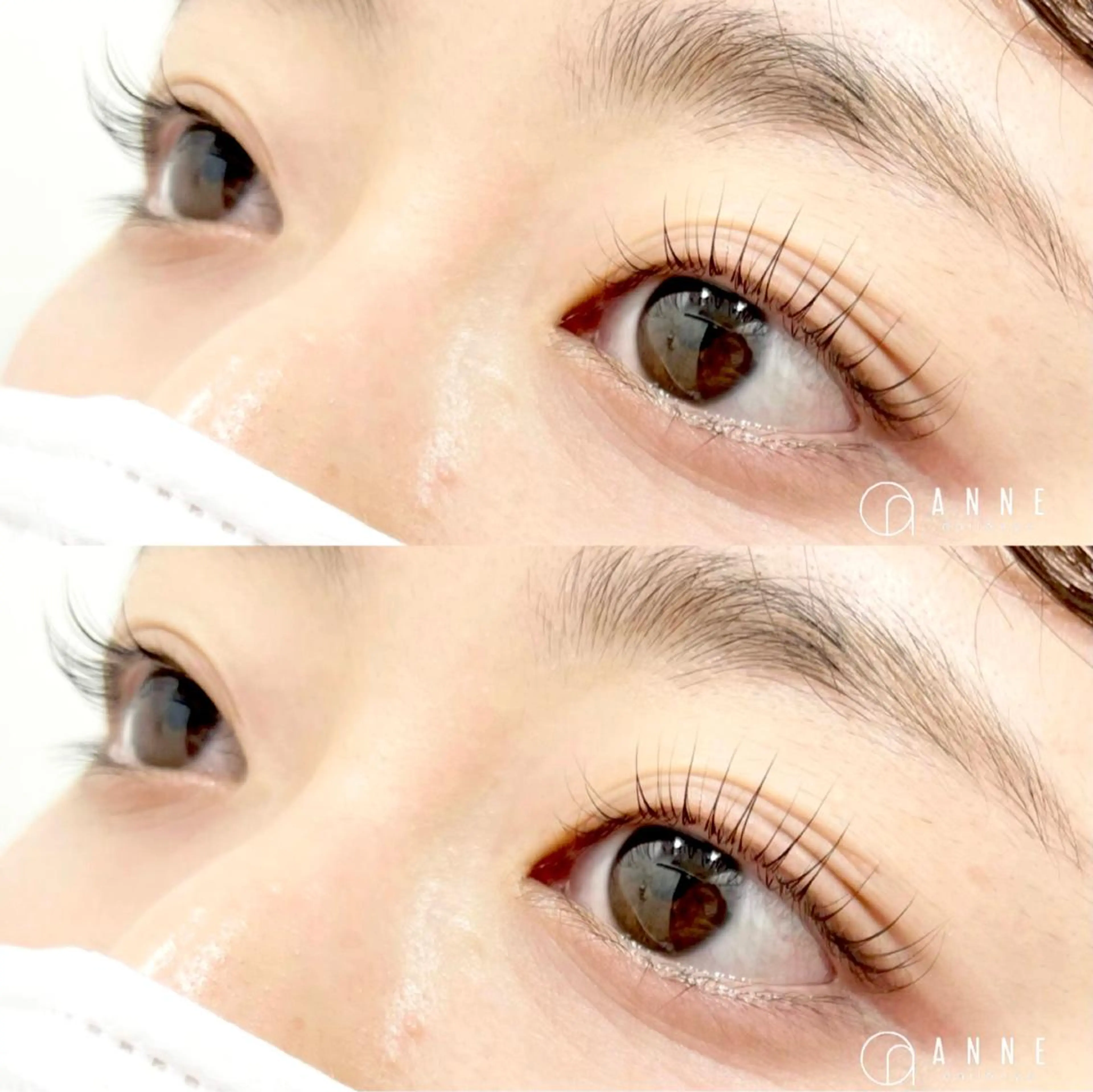 パーマ マツエク・マツパ パリジェンヌラッシュリフト 一重×まつ毛パーマ マツパ ANNE梅田ALLYS店所属・高松 せりなのマツエク・マツパデザイン