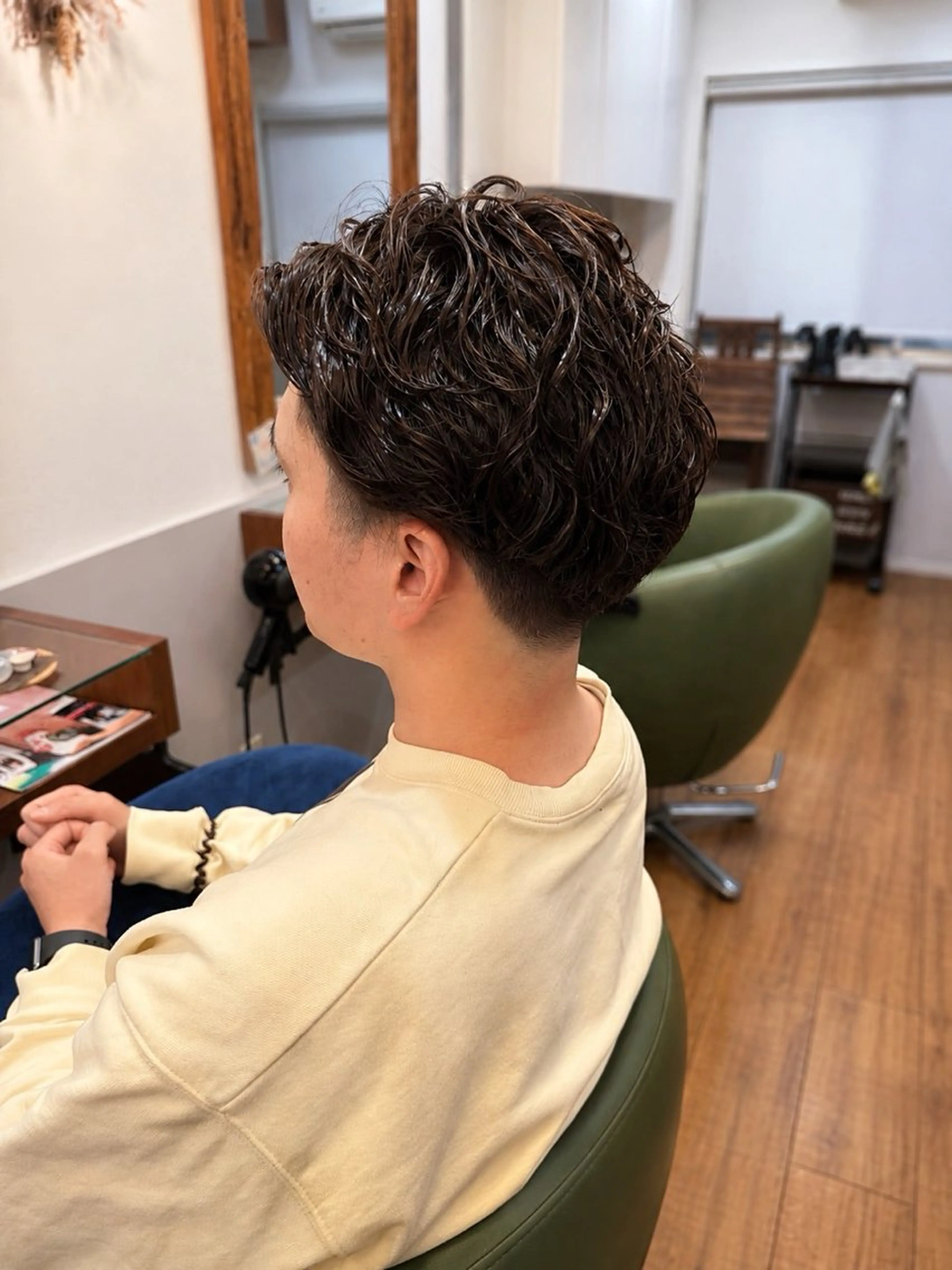 ショート パーマ メンズカット/ Miiのヘアスタイル