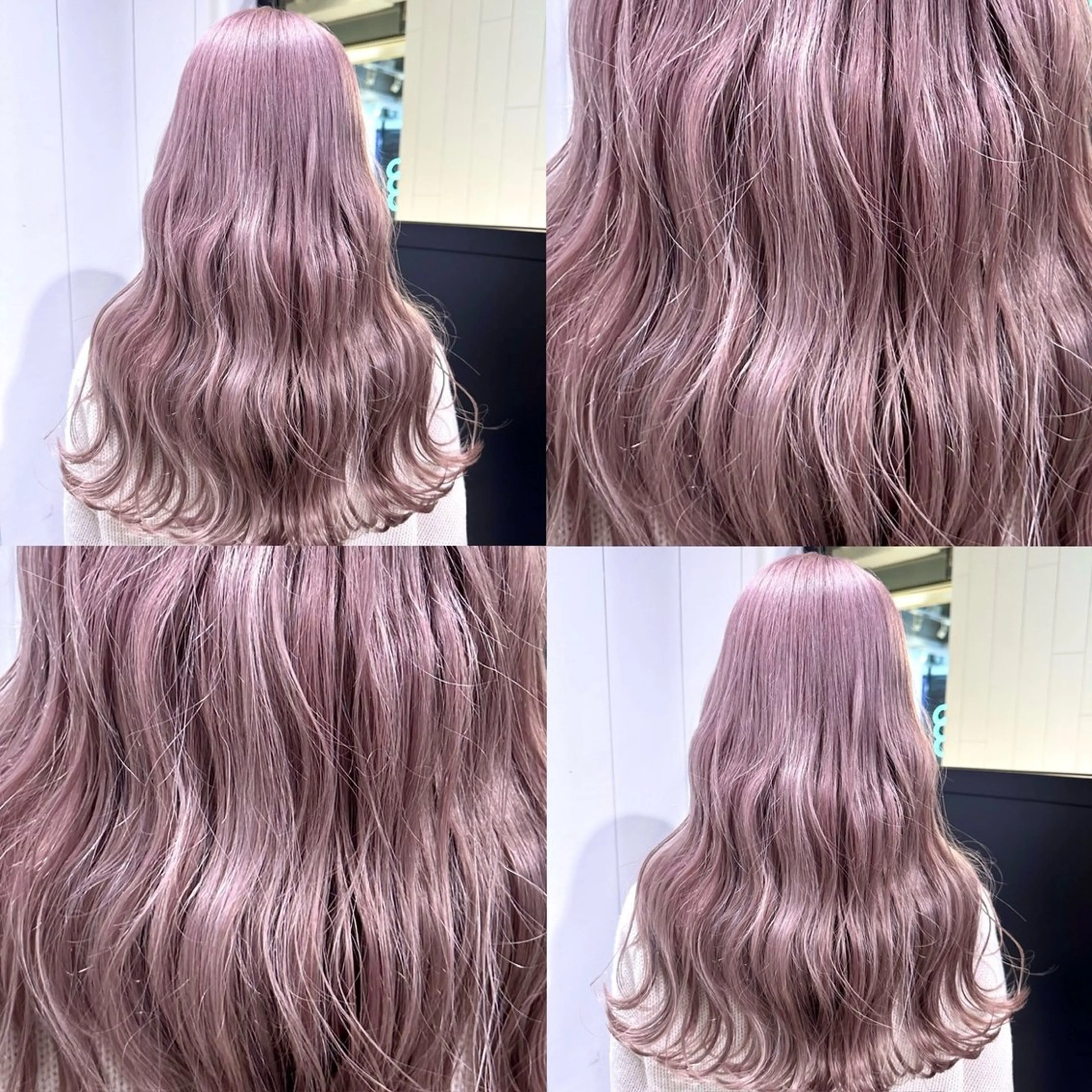 ロング カラー カット ヘアカラー トリートメント ヘアセット 🧸ブリーチ特化/前 髪/しょうじりか🎀のヘアスタイル