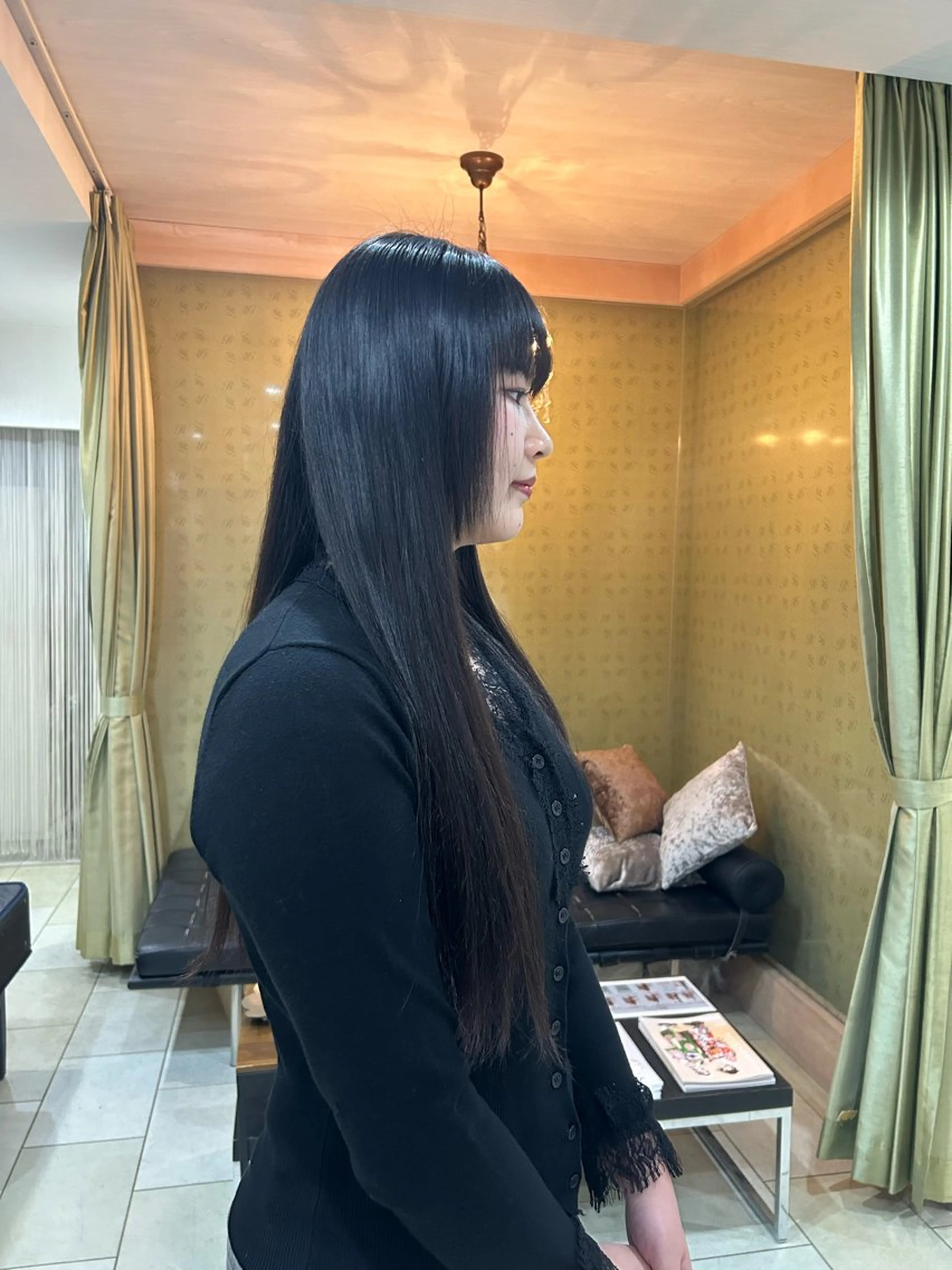 ロング 縮毛矯正 似合わせパーマ/ メンズパーマ/しゅうのヘアスタイル