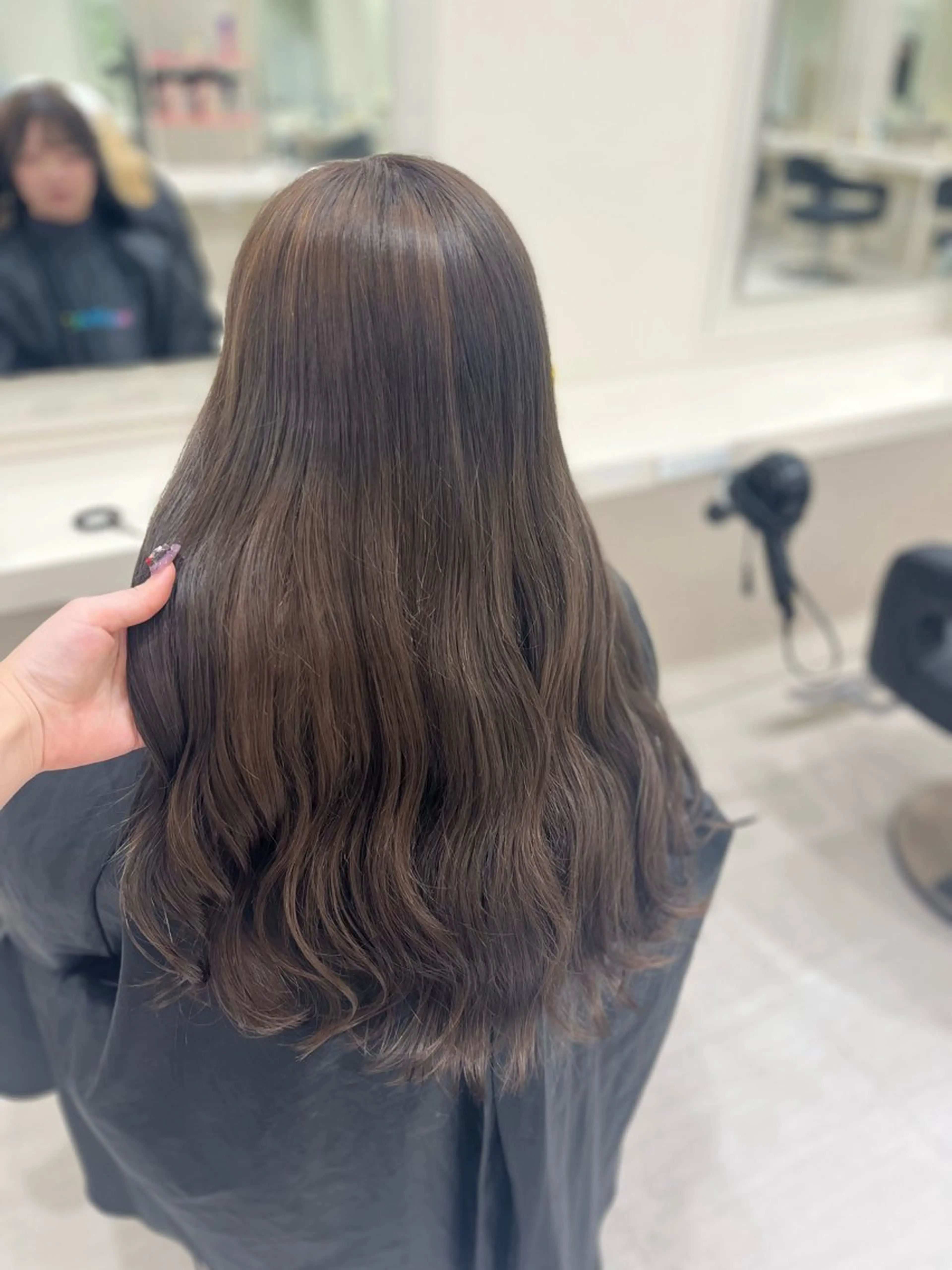 カラー ヘアカラー トリートメント ベージュ・ラベンダー カラー🎀りりのヘアスタイル