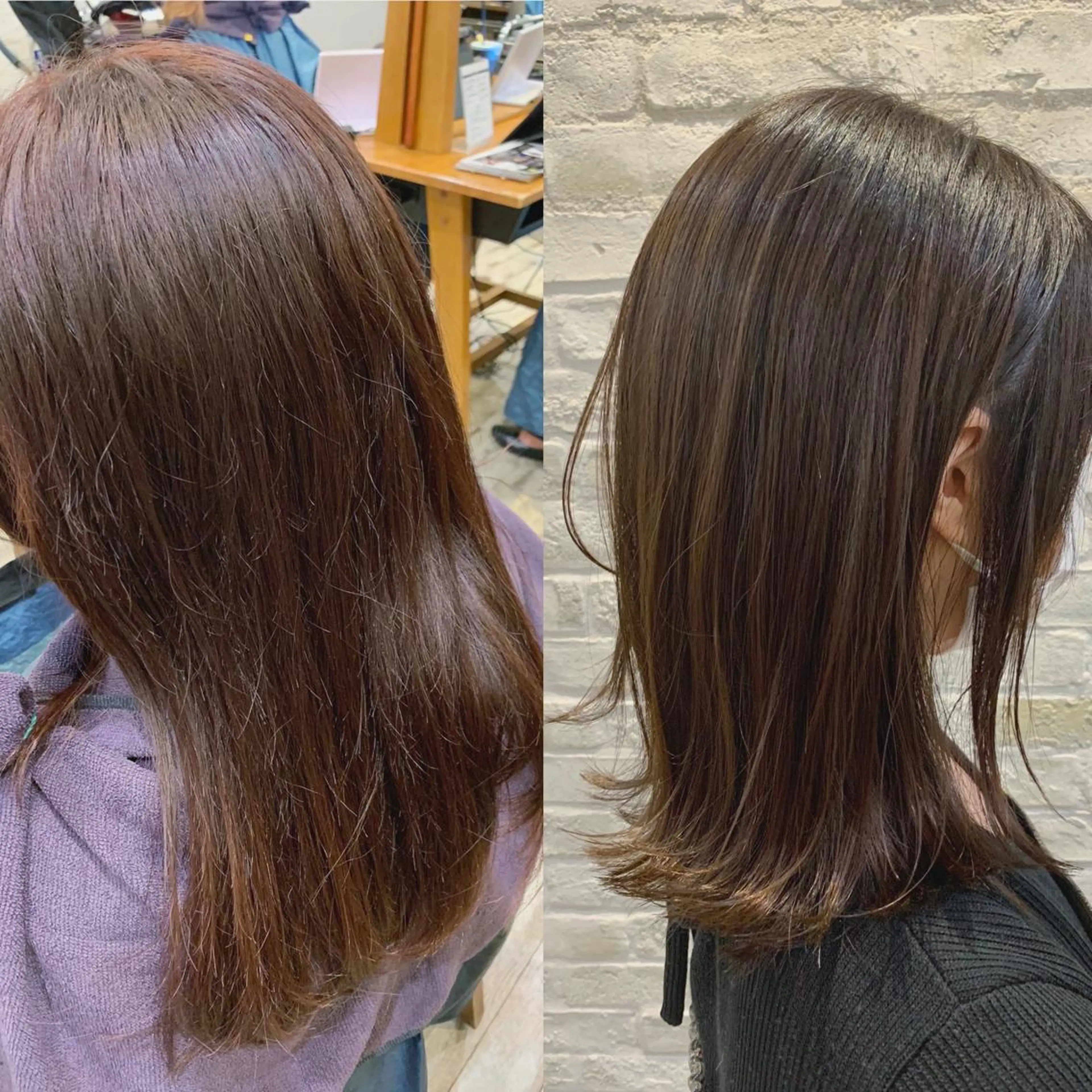 ミディアム レイヤーカット 大人レイヤー×艶髪 小久保　春暁のヘアスタイル