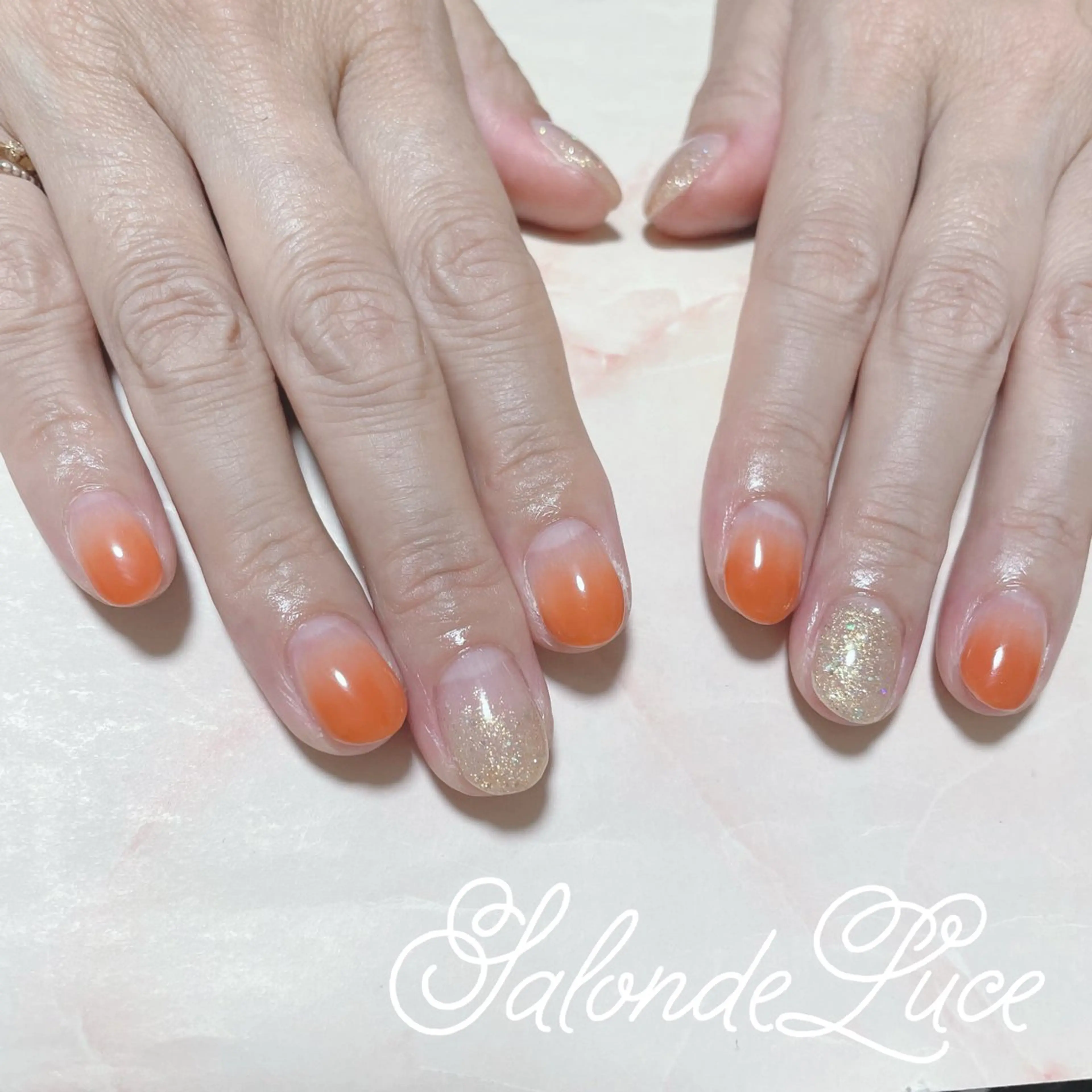 ネイル グラデーション 夏ネイル Salon de Luceのネイルデザイン