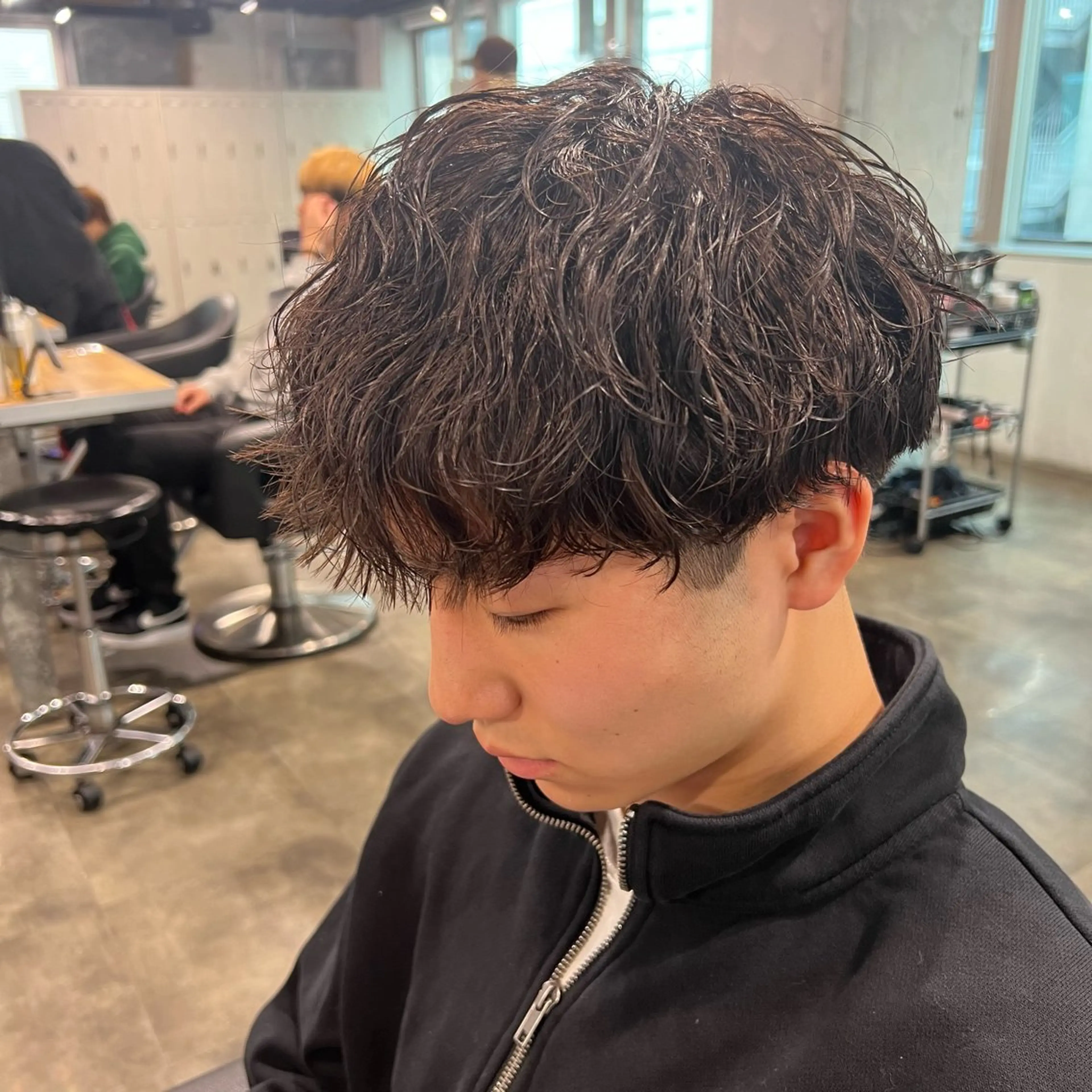 ショート カラー パーマ ヘアアレンジ メンズ キッズ 🔷横浜1のパーマ 職人🔷将太郎のヘアスタイル