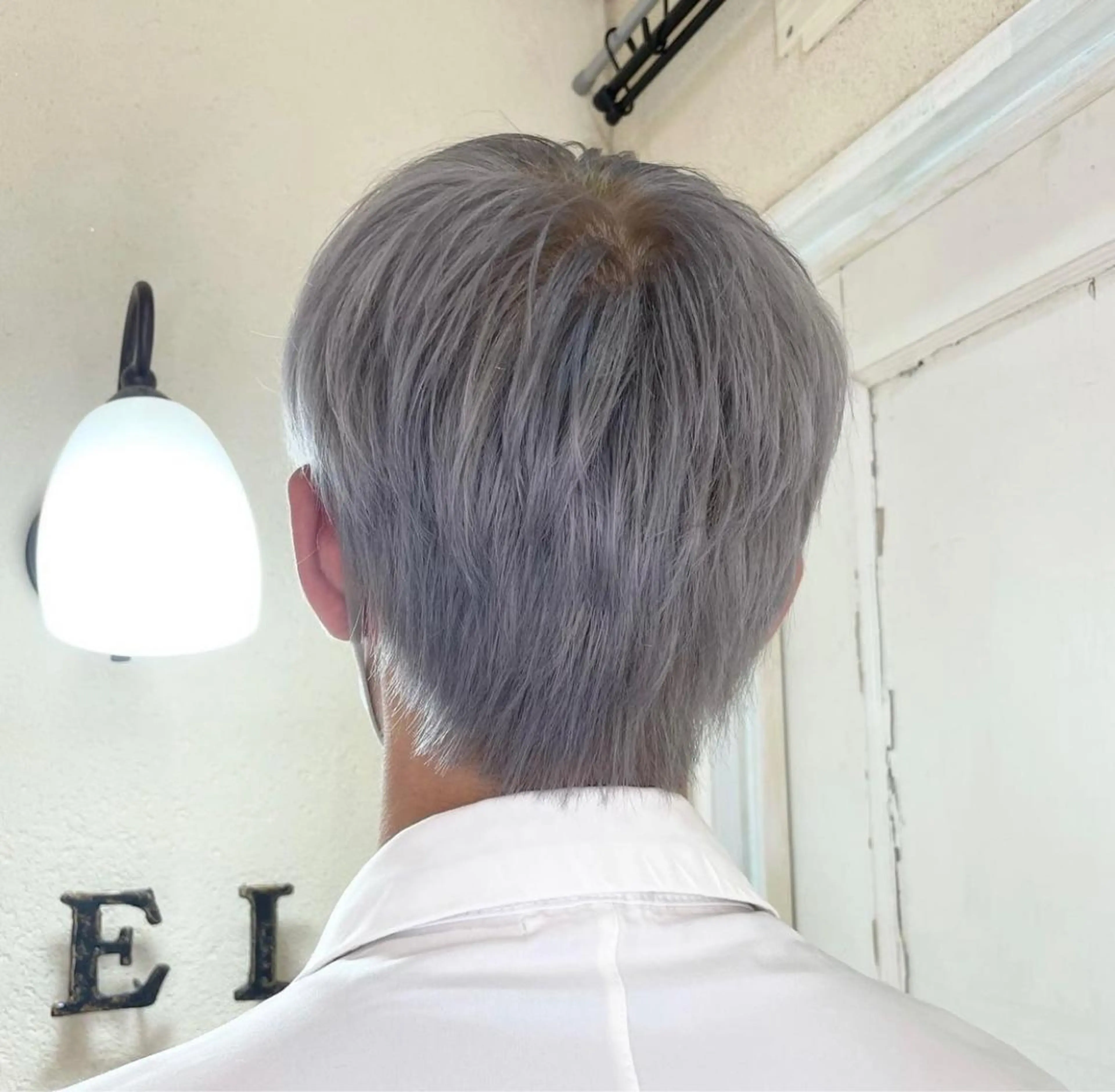 カラー メンズ メンズブリーチ アディクシーカラー ブリーチ エドルカラー イルミナカラー 髪質改善ヘアケア 艶髪特化/上田のヘアスタイル