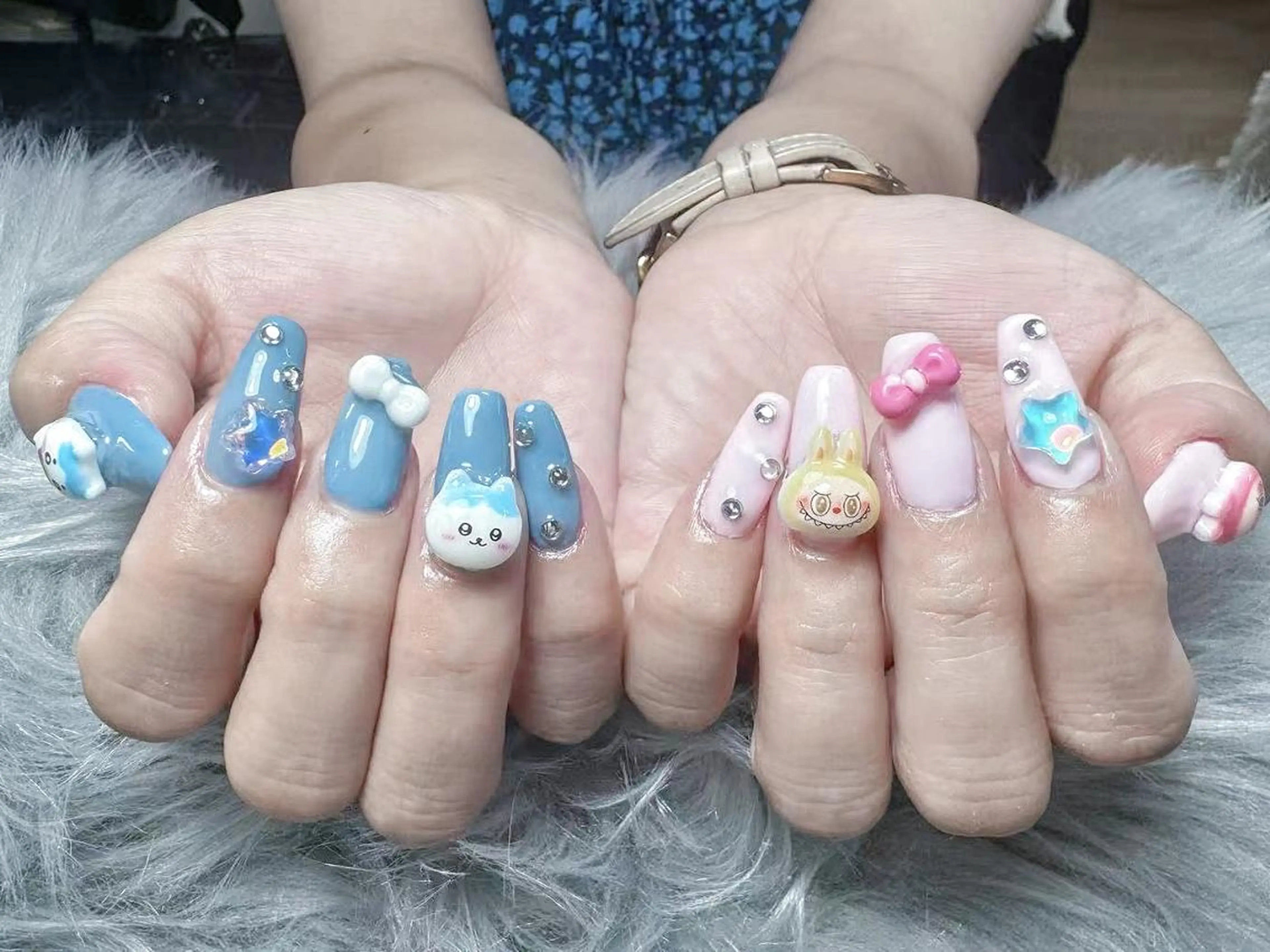 ネイル チークネイル 長さ出し フレンチネイル グラデーション マグネットネイル ハンドネイル ハンドケア ⭐️Syu Rei⭐️のネイルデザイン