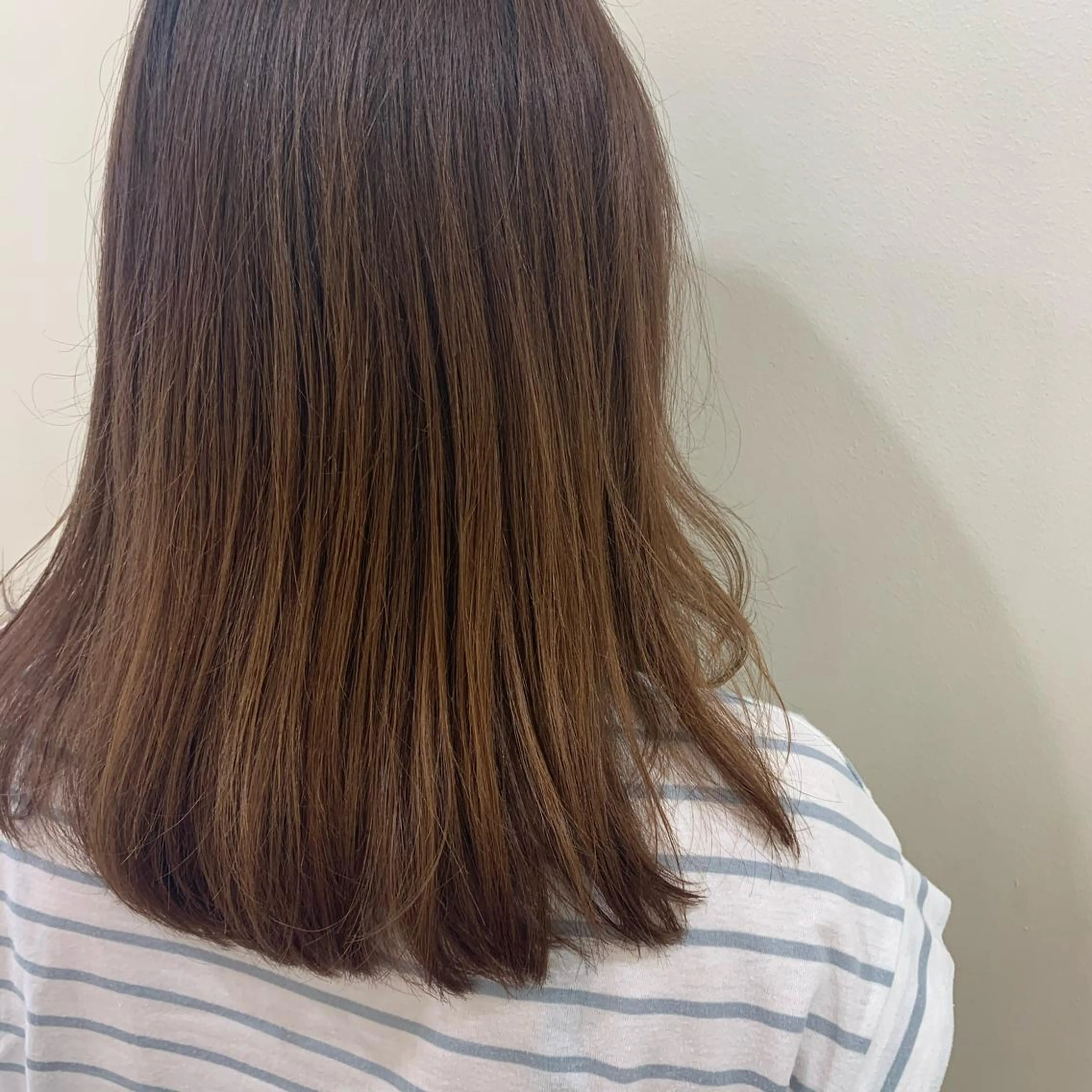 ミディアム ボブ/美髪矯正 /佐藤　奈巳のヘアスタイル