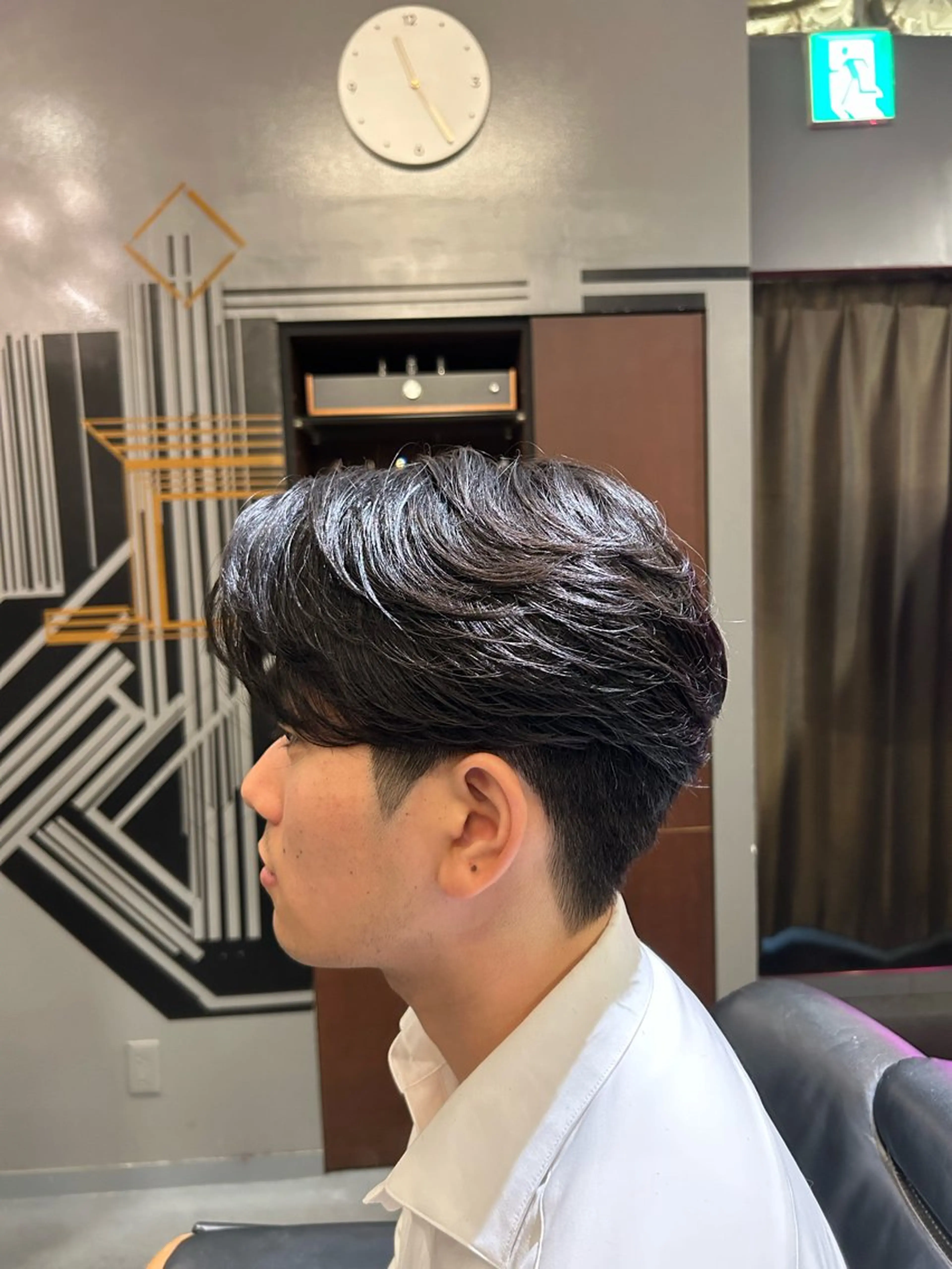 ミディアム ミディアムパーマ 金苗 仁和のヘアスタイル