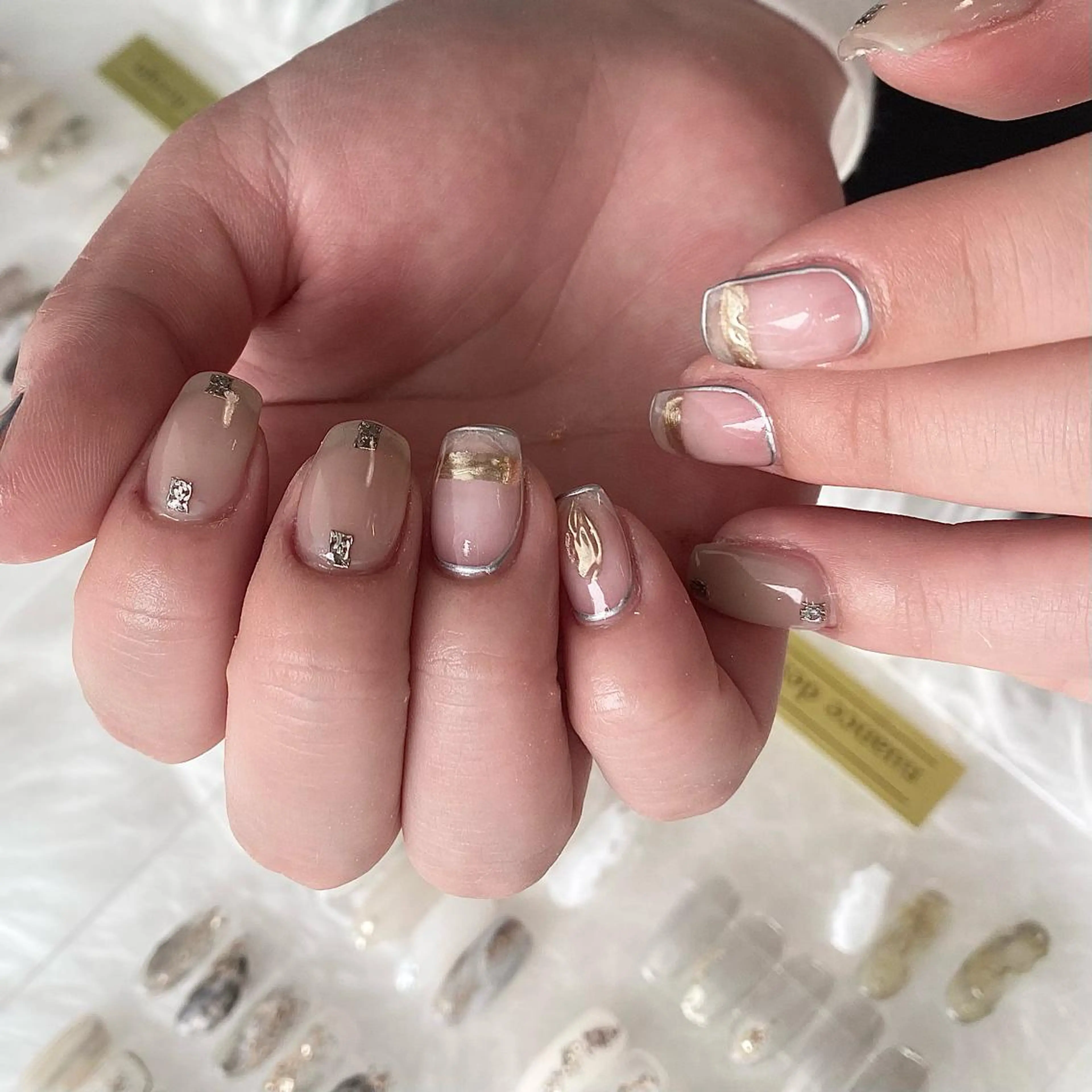 ネイル Ray. /綺麗目ニュアンスのネイルデザイン