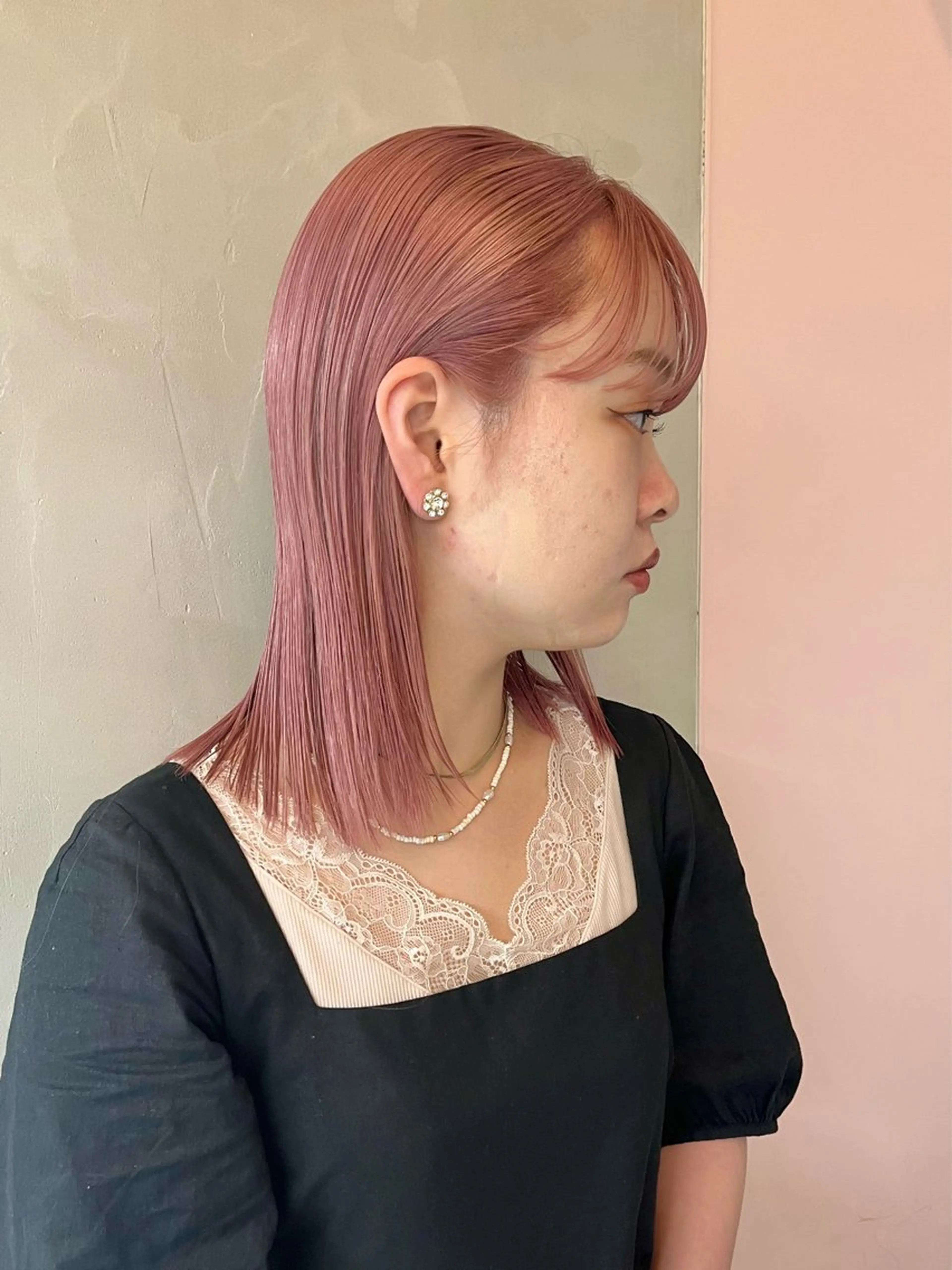 カラー ブリーチ 艶ブリーチ/表参道 ハイトーン /実乃梨のヘアスタイル