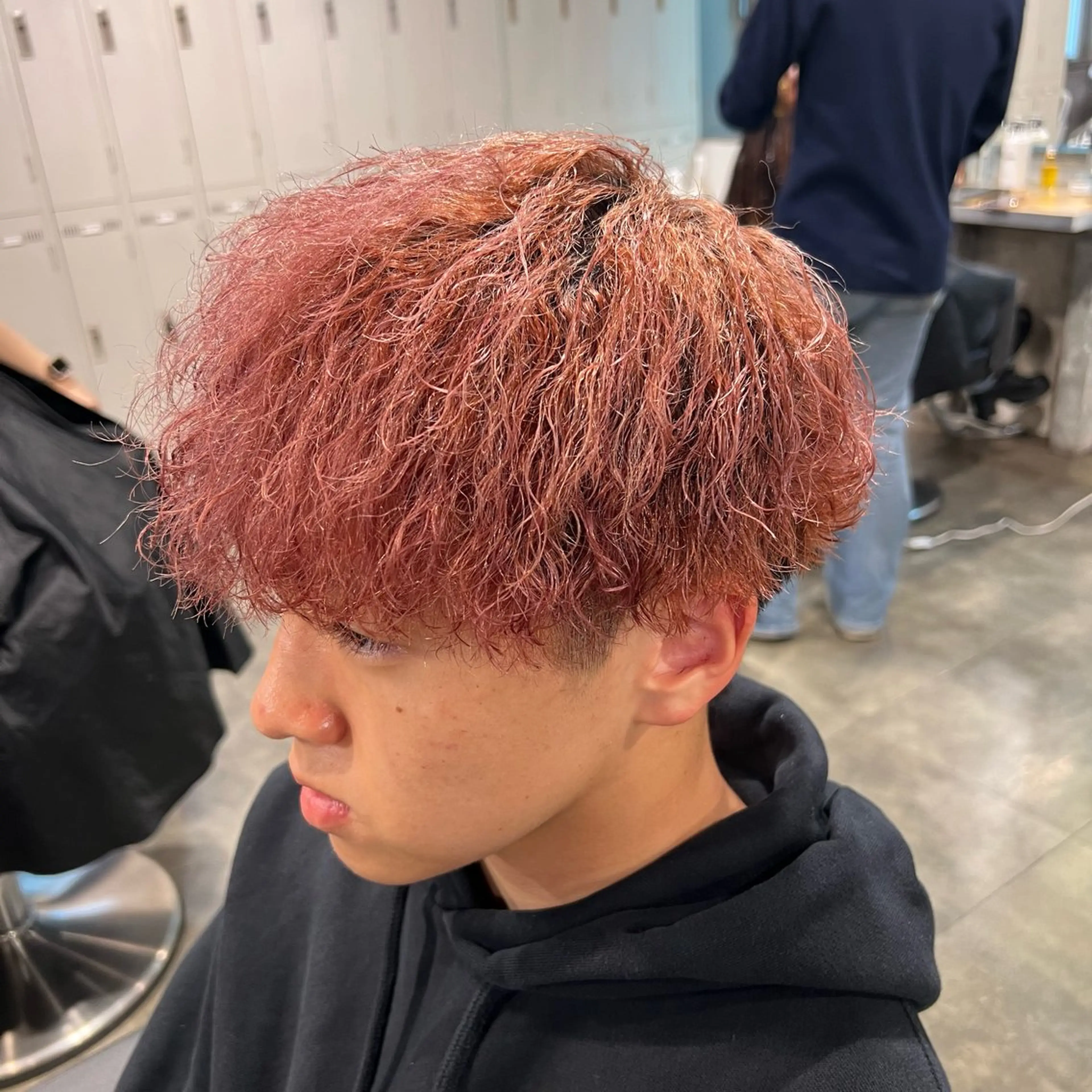 ショート カラー パーマ ヘアアレンジ メンズ キッズ 🔷横浜1のパーマ 職人🔷将太郎のヘアスタイル