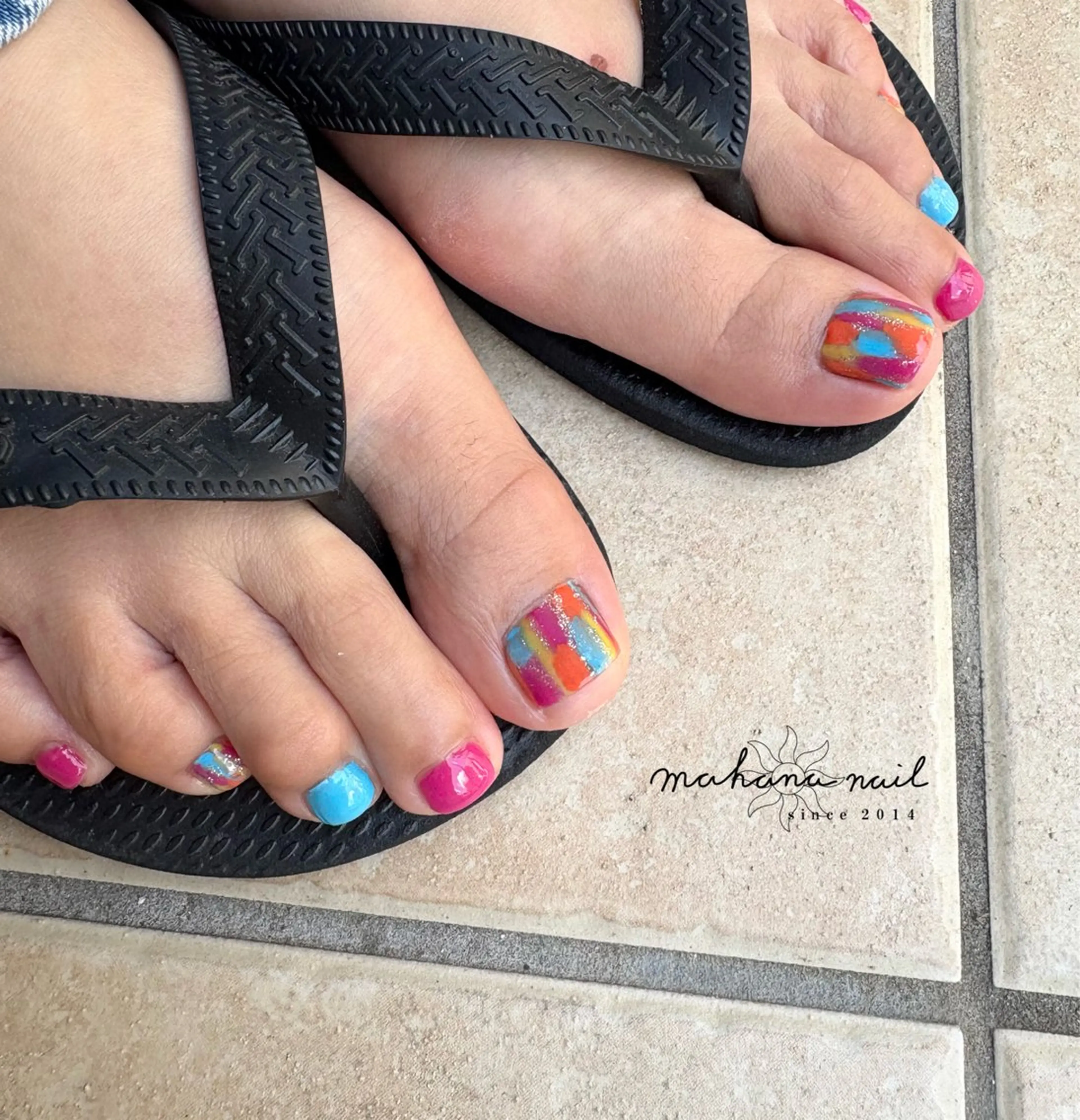 ネイル フットネイル mahana nailのネイルデザイン